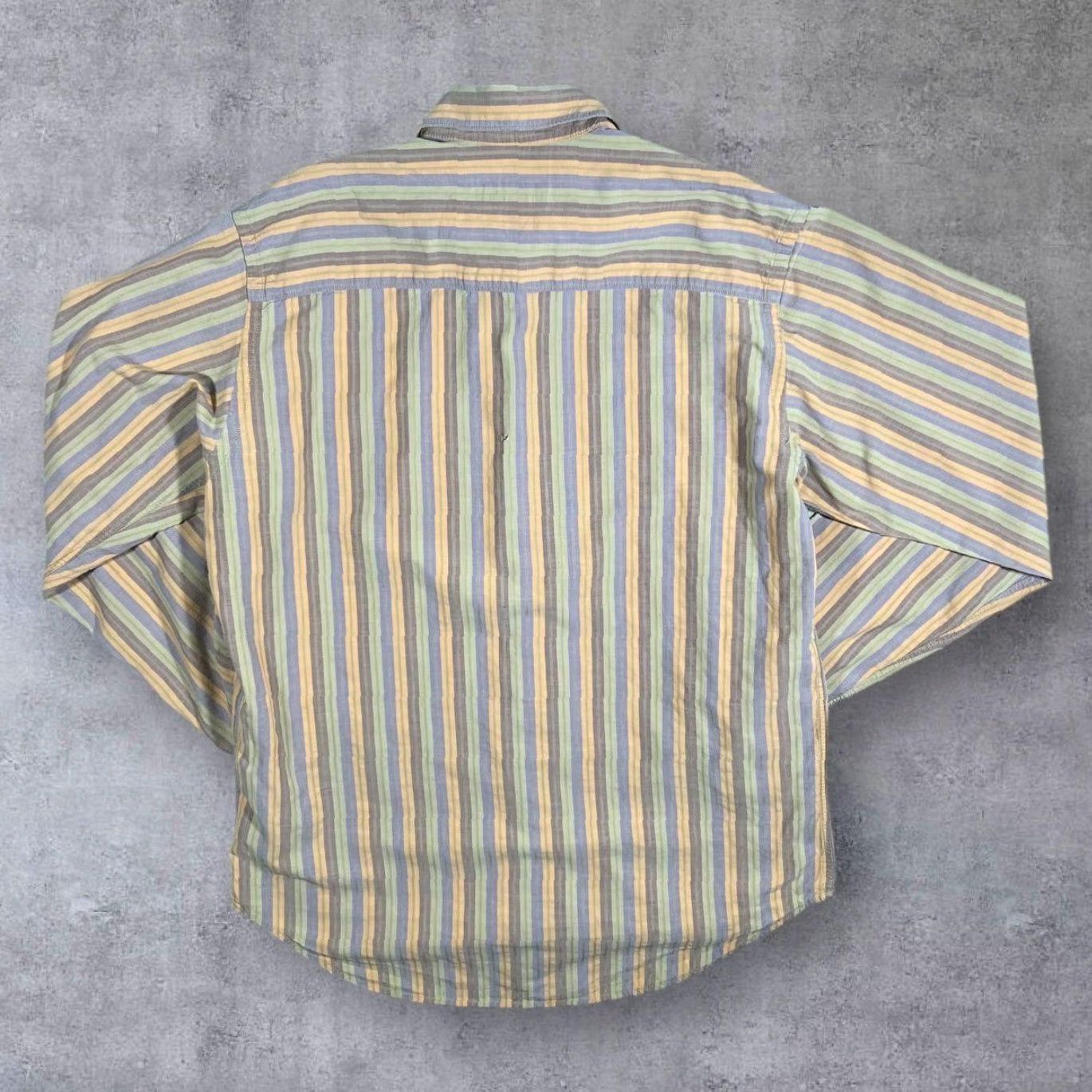 Marlboro VINTAGE Marlboro Classics Multi Striped Cotton Long Sleeve Shirt Mens Medium clothing Size US M / EU 48-50 / 2 - 2 Thumbnail