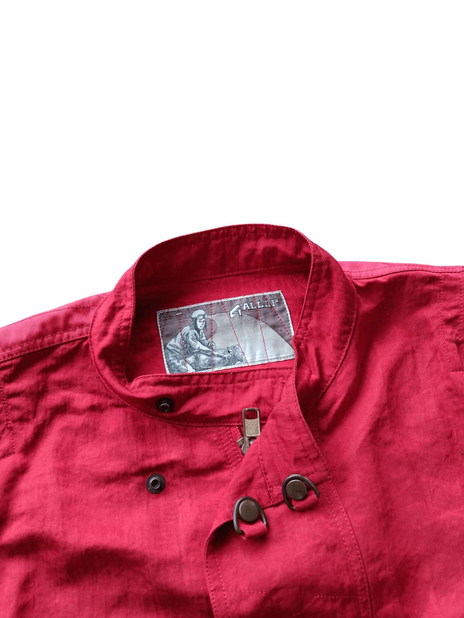 Vintage 😍RARE😍VINTAGE GALLOP MOTORCYCLES RED BOMBER NYLON JACKET Size US XL / EU 56 / 4 - 15 Thumbnail
