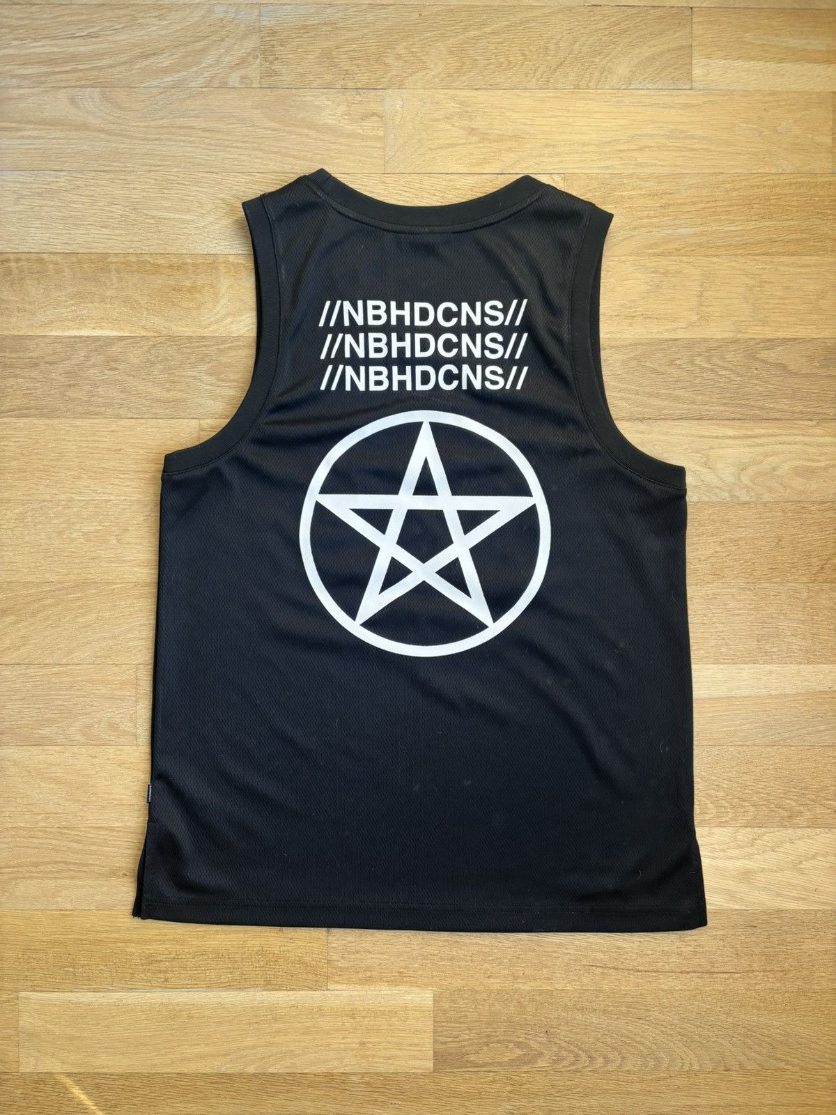 Converse × Neighborhood Neighborhood Black Converse Edition Mesh Tank Top Size US M / EU 48-50 / 2 - 2 Thumbnail