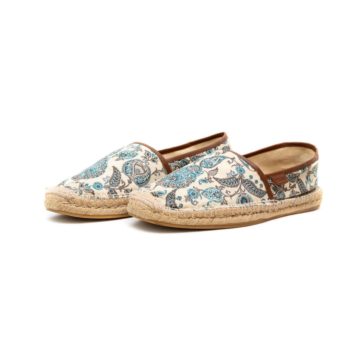 Gucci GUCCI Men’s Cloth espadrilles Creme and multicolor paisley Size US 9 / EU 42 - 2 Thumbnail