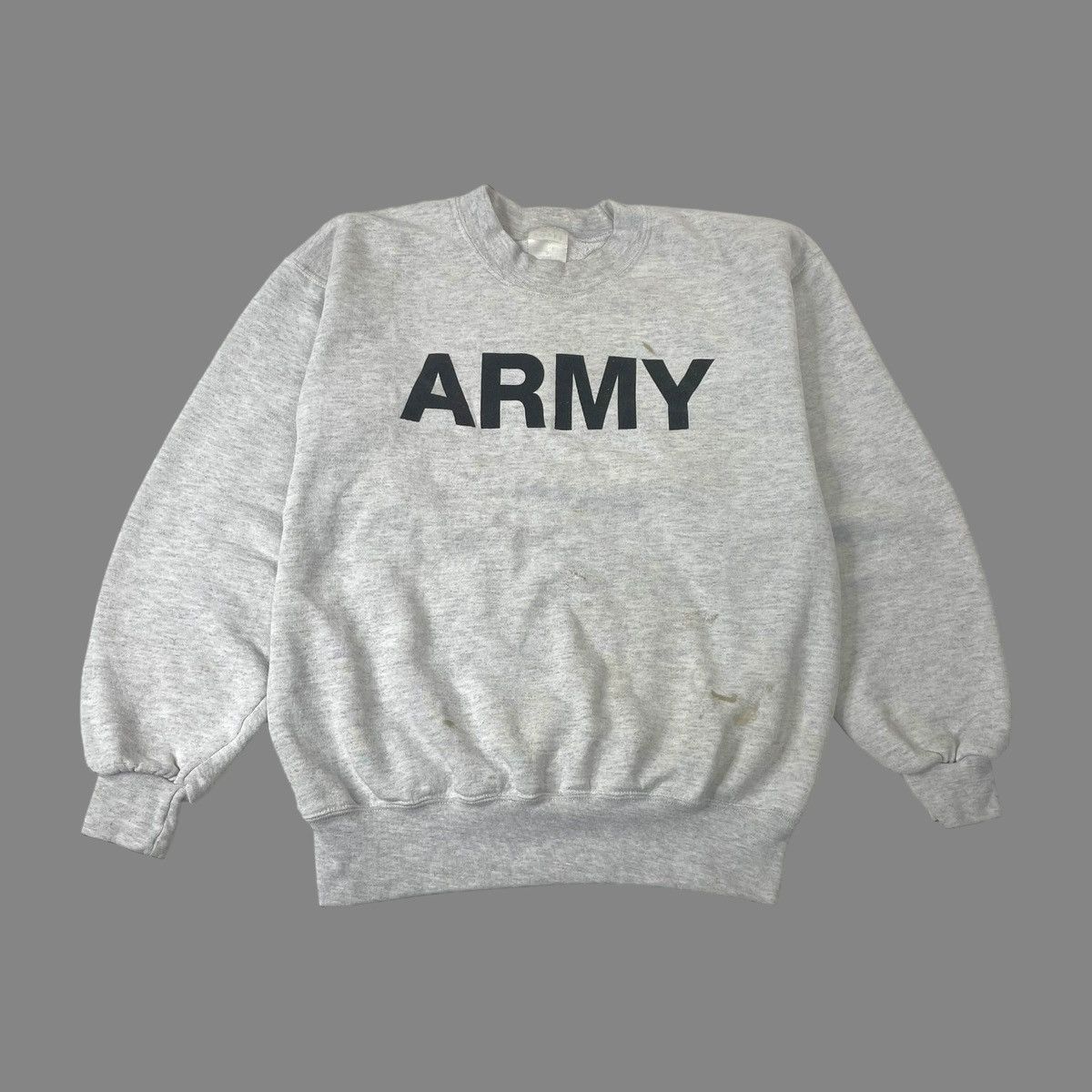 Vintage Vintage 90s army sweatshirt Size US S / EU 44-46 / 1 - 1 Thumbnail