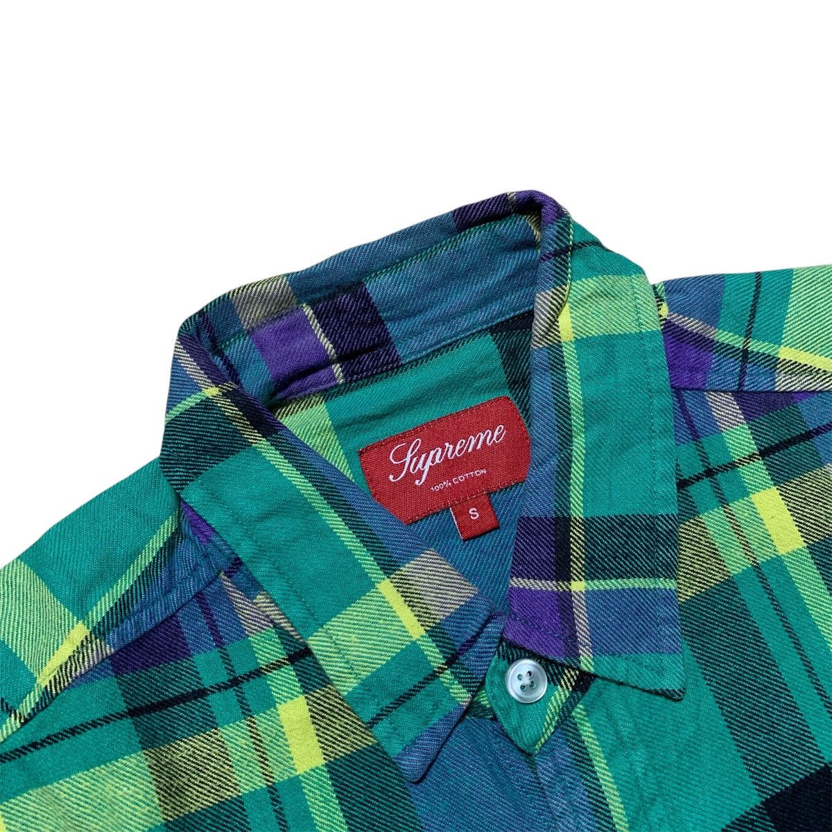 Supreme Supreme Flannel Shirt Double Pocket Button Up Size US S / EU 44-46 / 1 - 2 Thumbnail