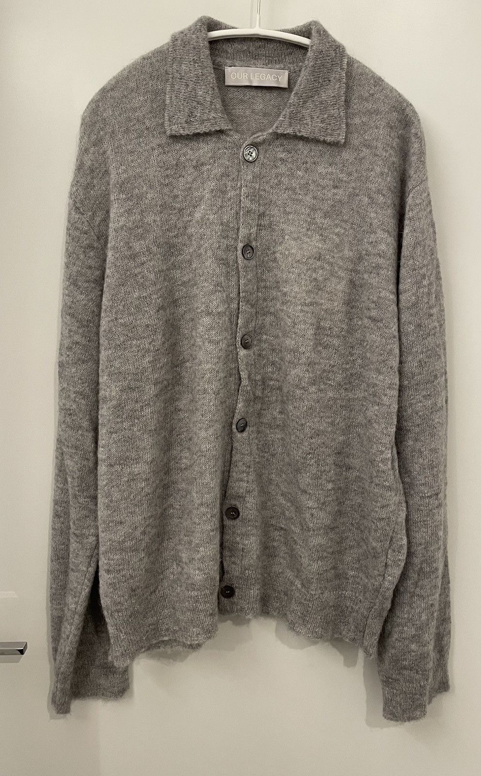 Our Legacy Big Piquet Charred Chocolate Airy Alpaca