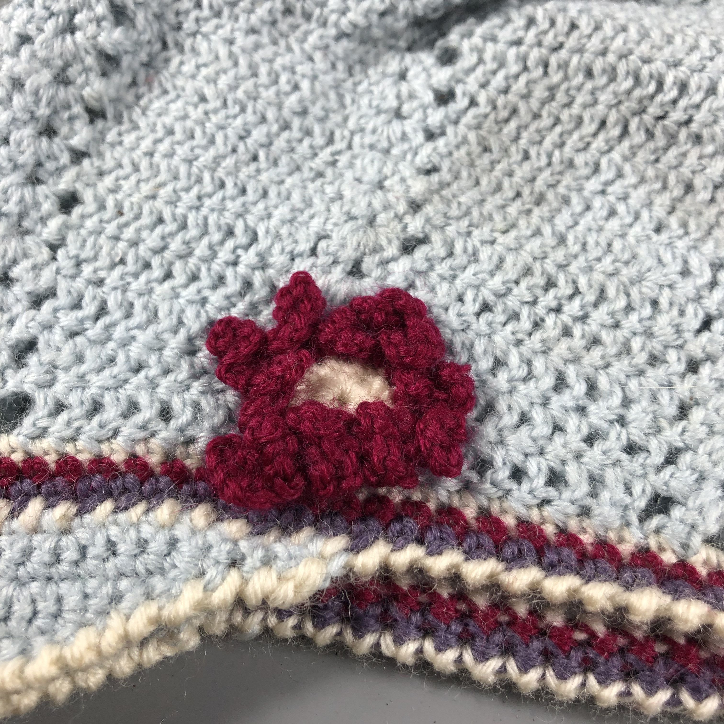 Vintage Knit Crochet Visor Beanie Snowcap Snow Hat B704 Size ONE SIZE - 4 Thumbnail