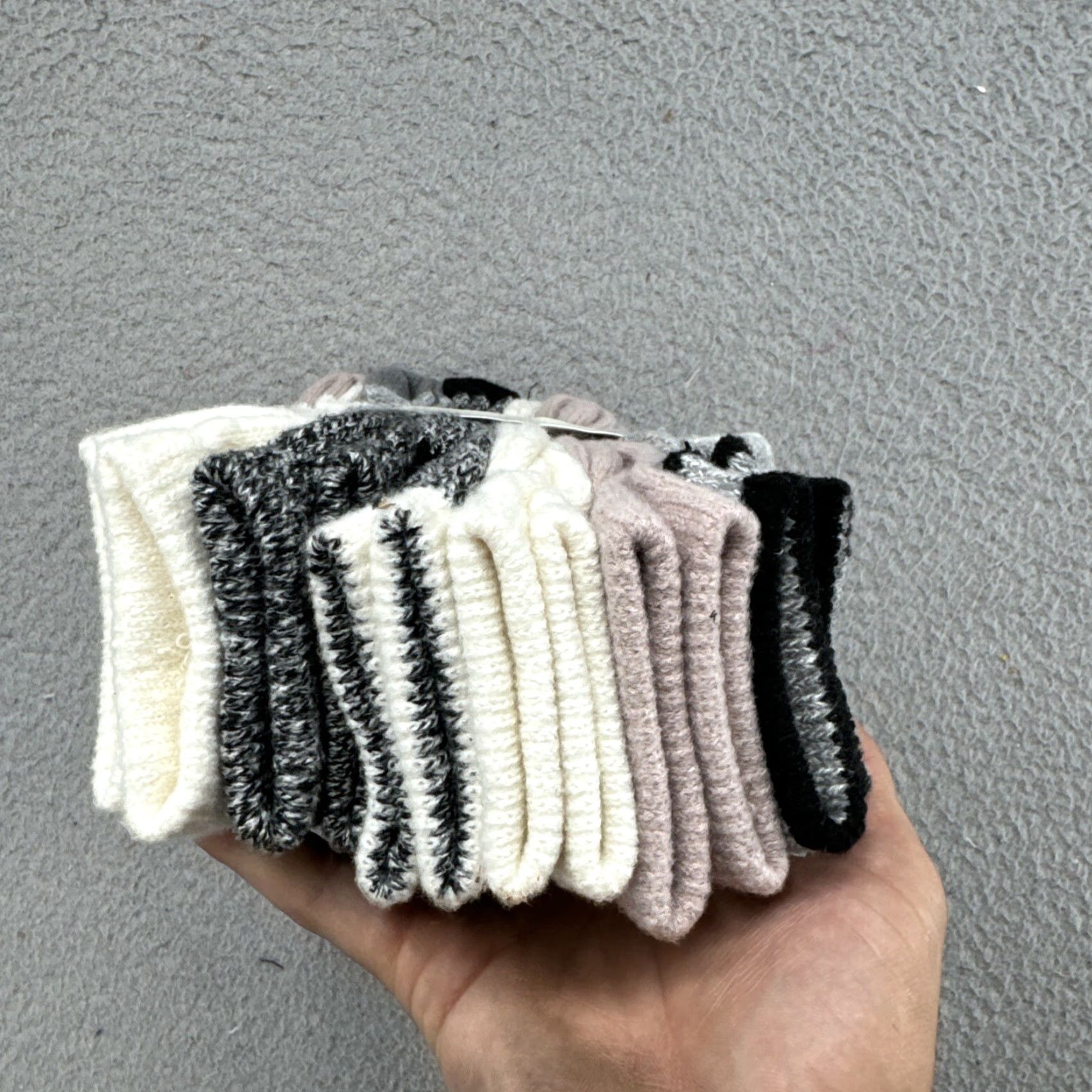 Lucky Brand Lucky Brand Ladies' Boot Crew Socks 6-Pair Pack Size 4-10 Multicolor Polyester Blend Crew Socks Women Fall Winter Super Soft Opaque Mid Calf 6 Pairs Size US 4 / IT 34 - 7 Thumbnail