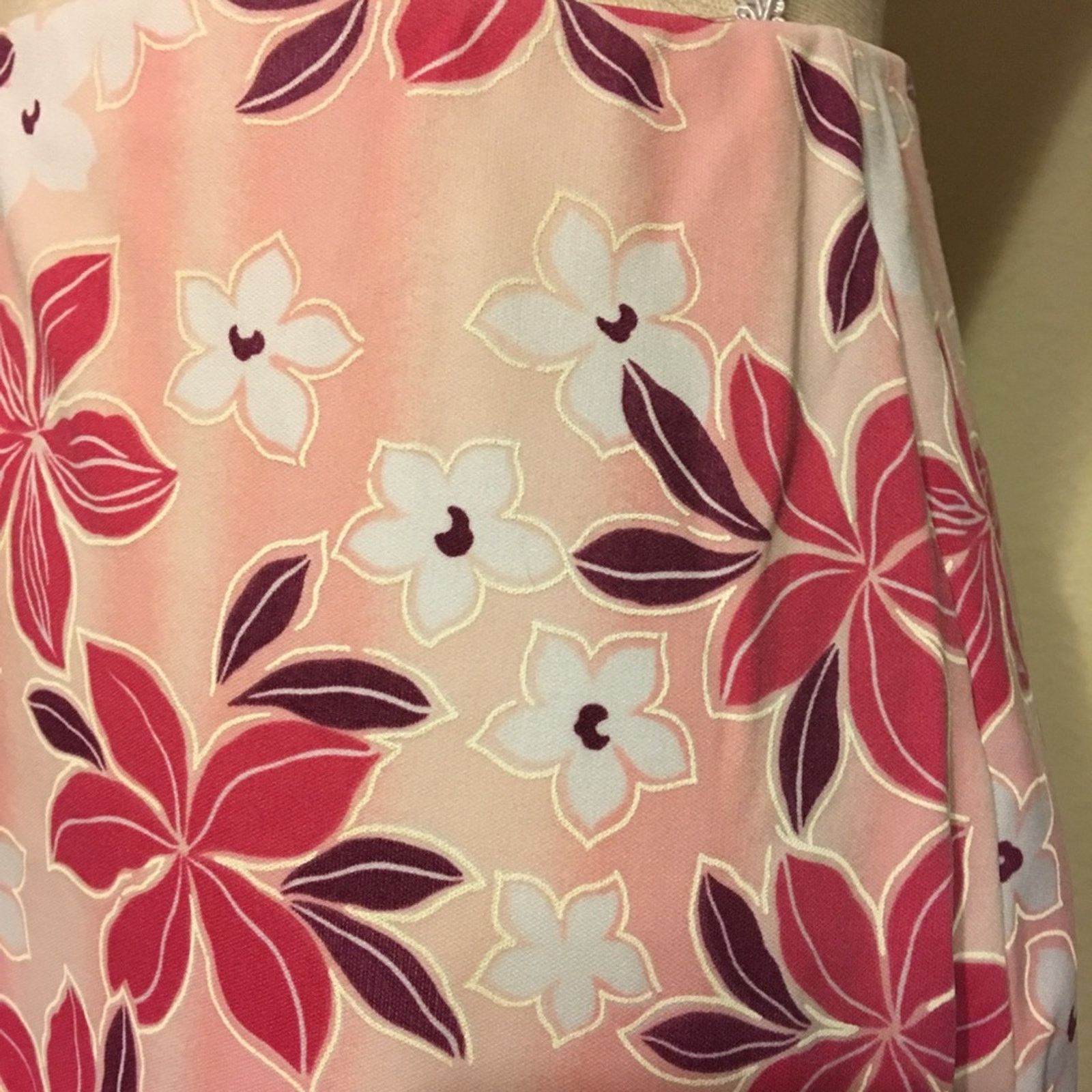 Other ENT Hawaiian look long skirt pink size medium Size 32" / US 10 / IT 46 - 4 Thumbnail