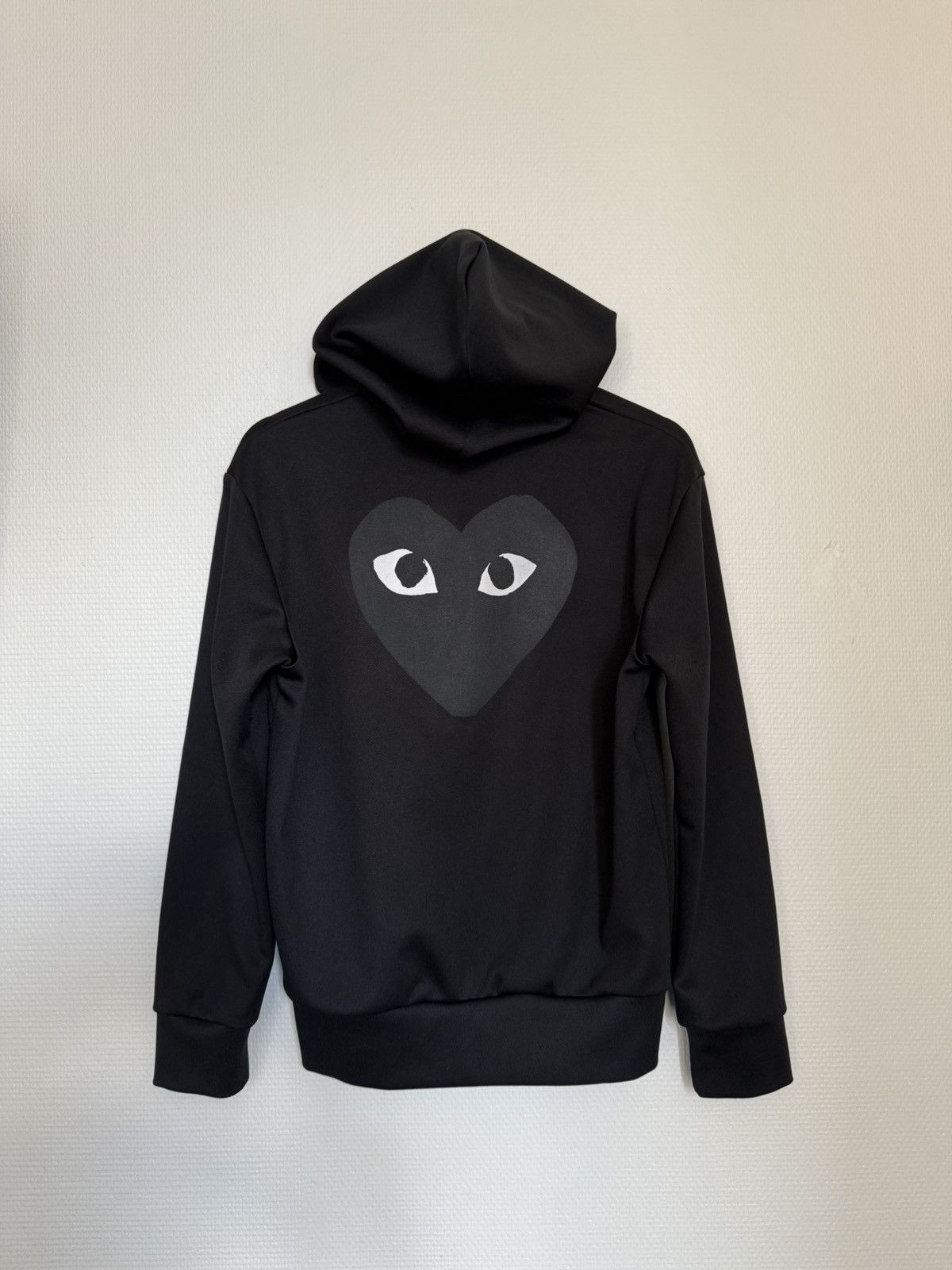 Comme des Garçons Play Black Heart Zip Hoodie Size S