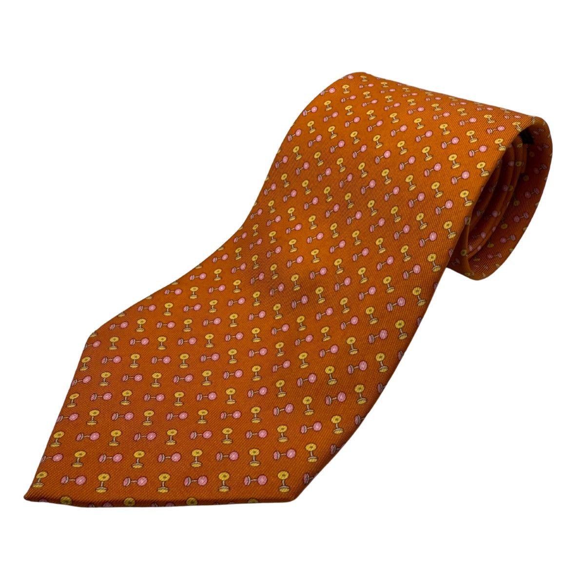 Salvatore Ferragamo Salvatore Ferragamo Silk Tie,Orange, Made in Italy, Like New Size ONE SIZE - 1 Thumbnail