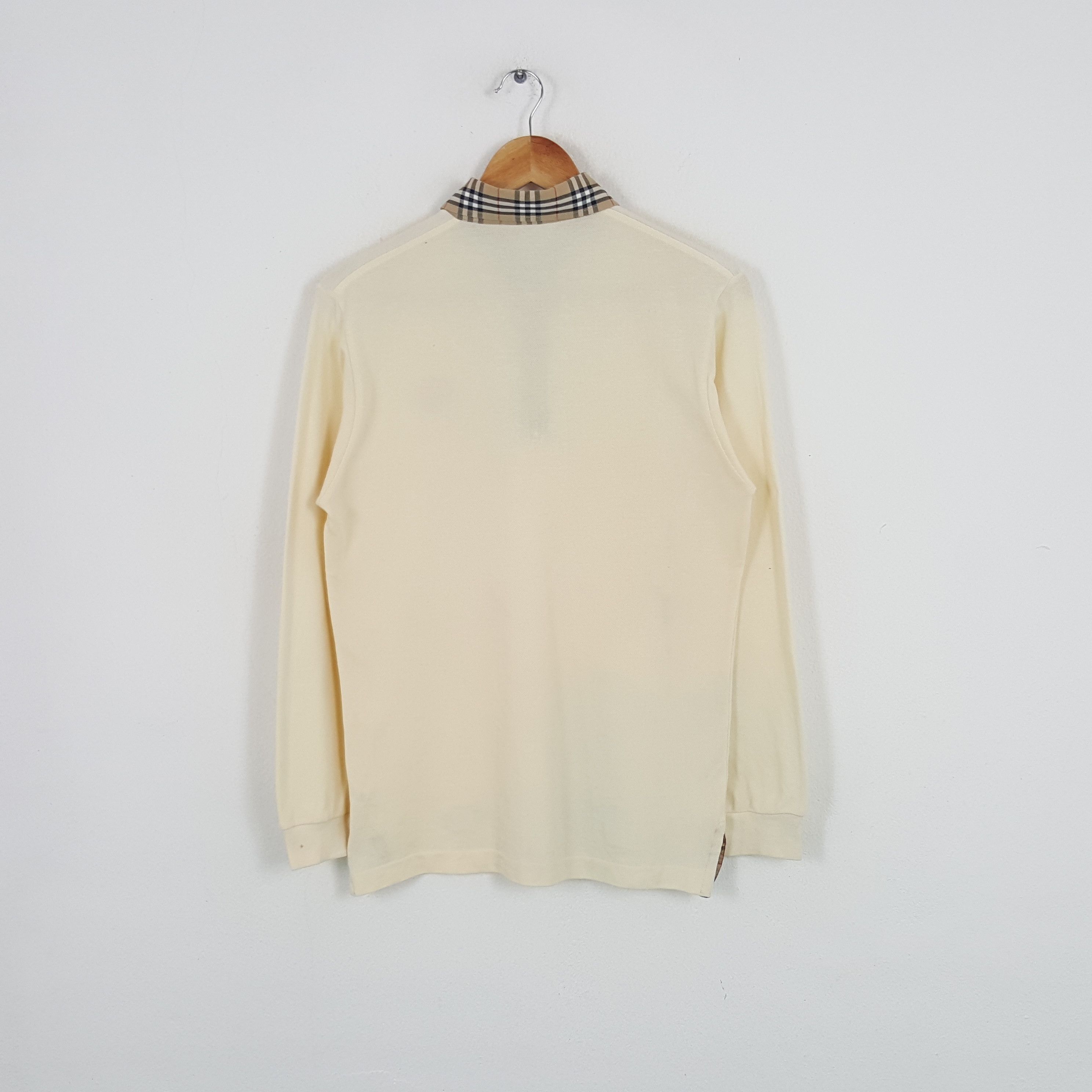Burberry × Vintage Vintage Burberrys Nova Check Small Logo Polos Size US M / EU 48-50 / 2 - 3 Thumbnail