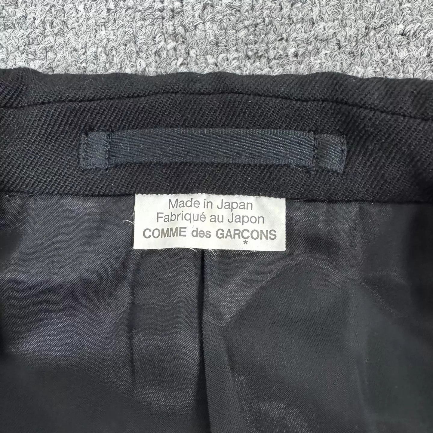 Comme des Garcons CDG Black Deconstructed Mid-Length Tailored Coat Size US M / EU 48-50 / 2 - 5 Thumbnail