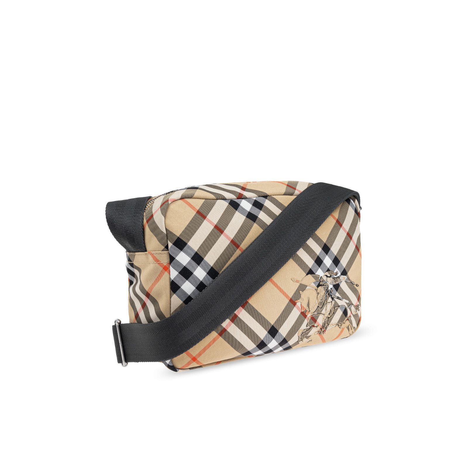 Burberry BURBERRY Checkered Pattern Beige Nylon Shoulder Bag New And Size ONE SIZE - 3 Thumbnail