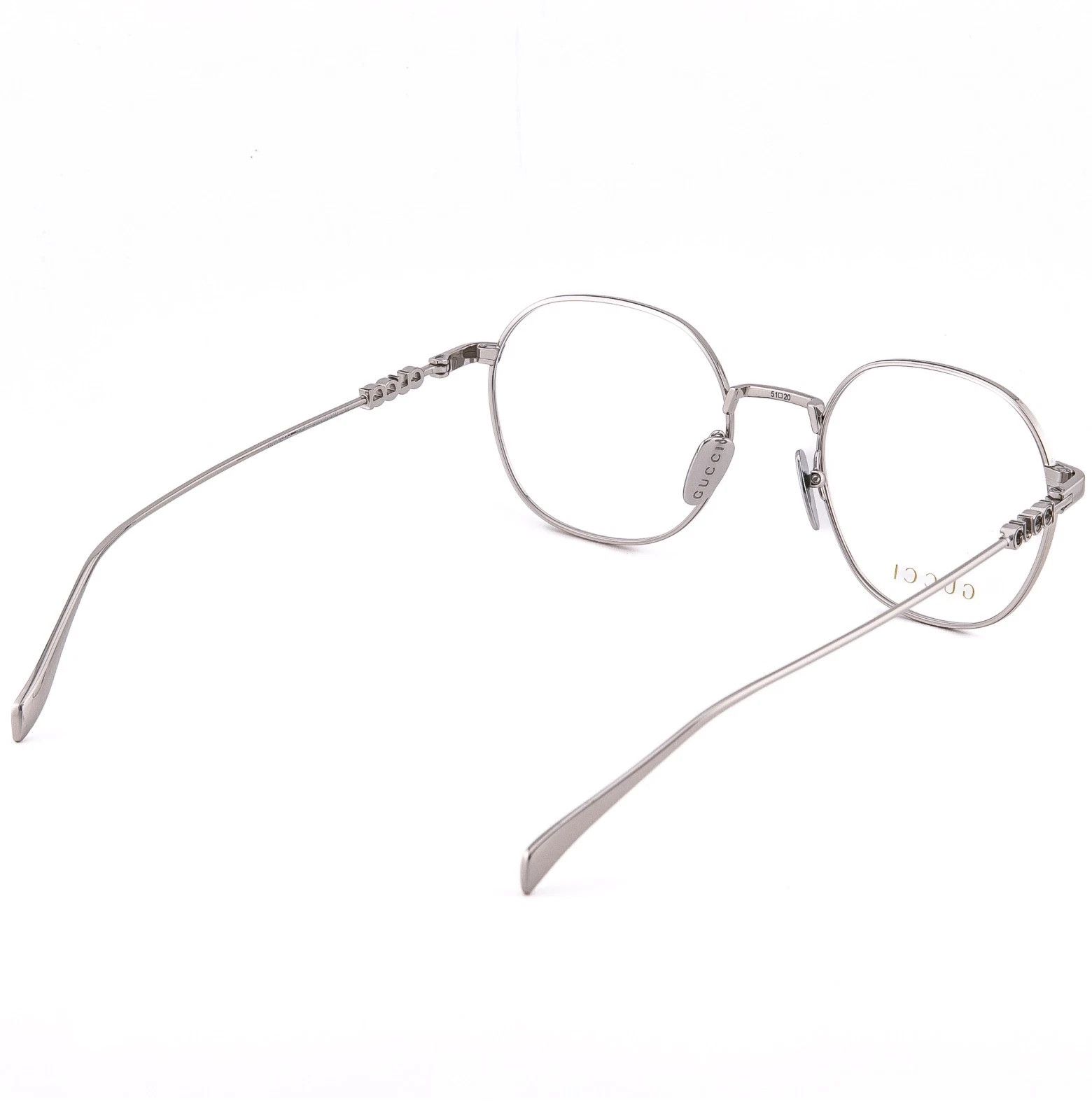Gucci GUCCI GG1939O 1939 Silver Classic Unisex Eyeglasses 002 Size ONE SIZE - 2 Thumbnail