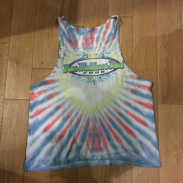 Band Tees × Vintage Vintage Tie Dye Tank Top Tie Dye Dave Matthews band Size US M / EU 48-50 / 2 - 2 Thumbnail