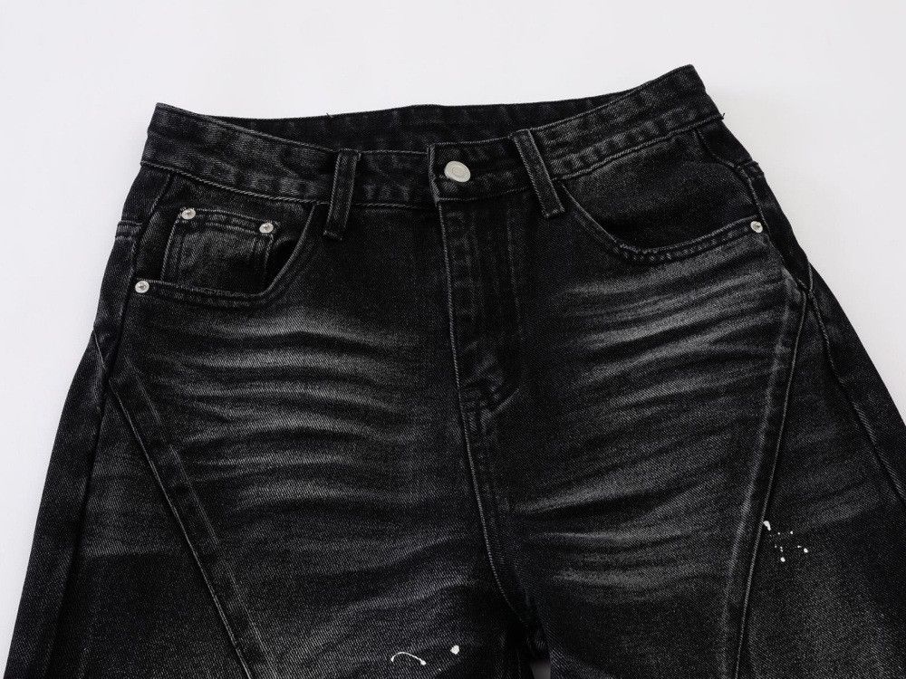 Vintage Street Punk Men's Loose-Fit Distressed Washed Jeans Size US 32 / EU 48 - 3 Thumbnail