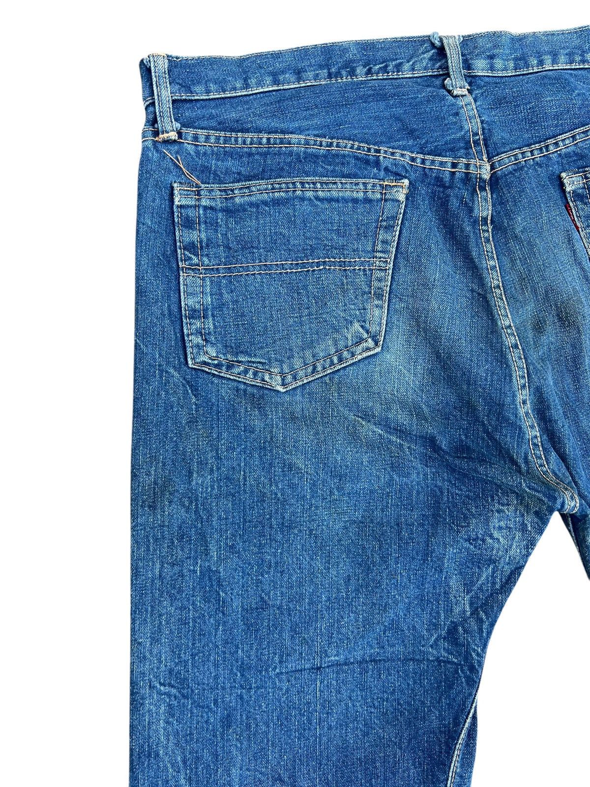 Vintage RARE! Vintage 60s Canton Fade Dirty Denim Selvedge Jeans Size US 36 / EU 52 - 15 Thumbnail