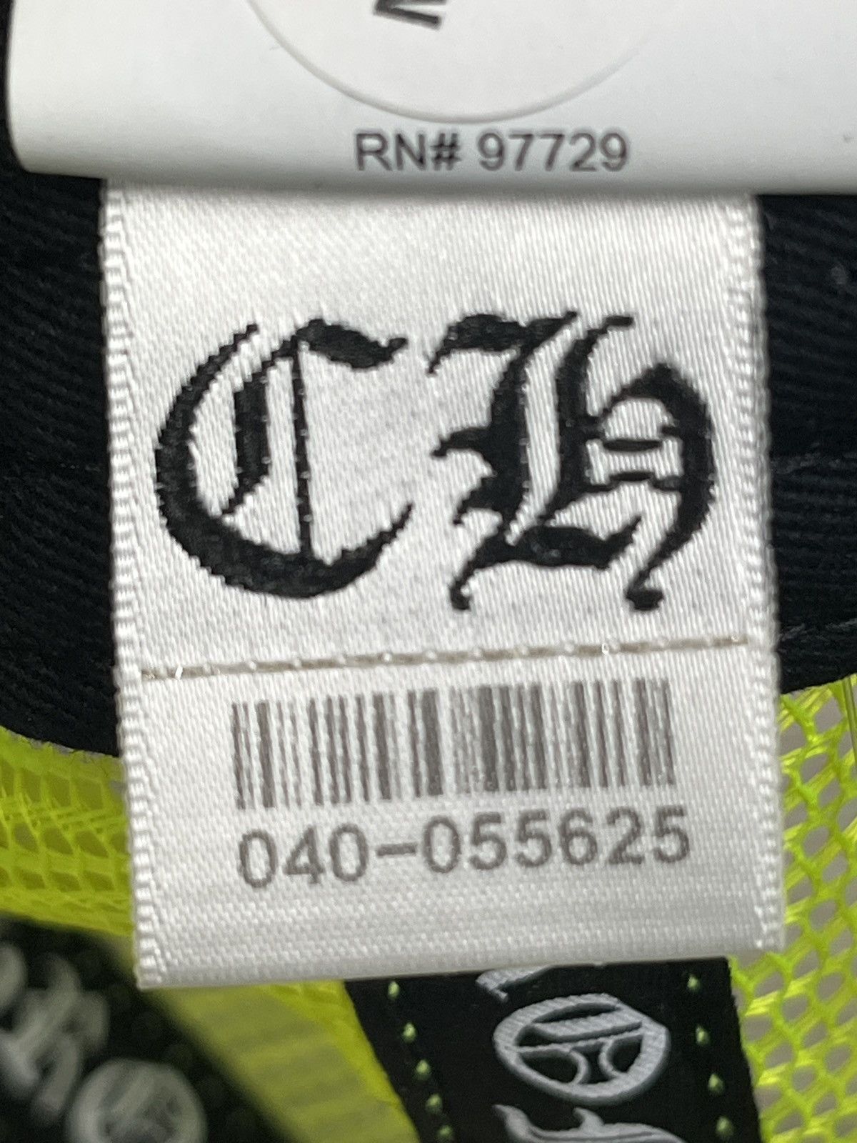 Chrome Hearts Chrome Hearts Triple Cross Trucker Hat Neon Lime Green Color Size ONE SIZE - 11 Thumbnail
