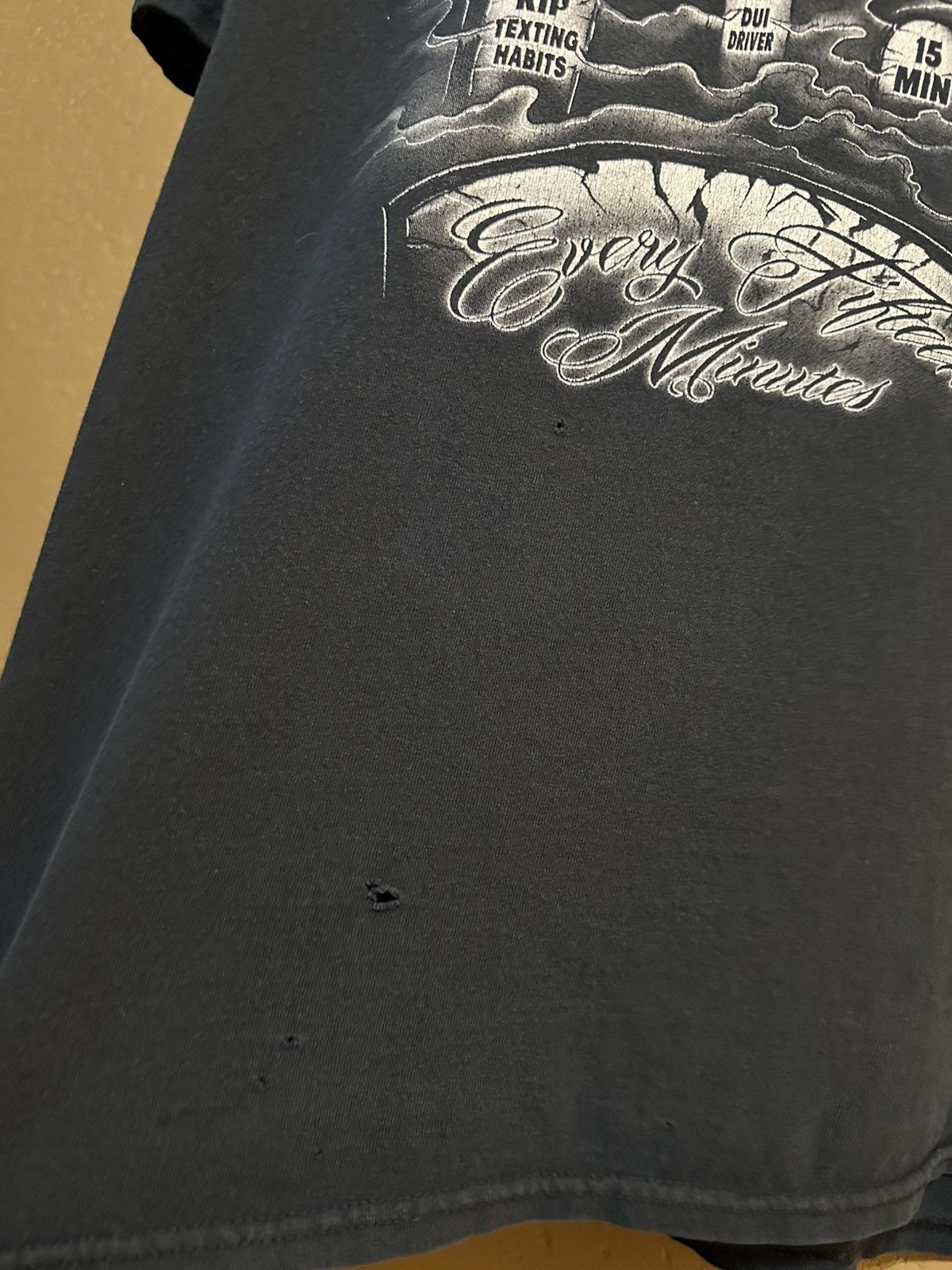 Vintage thrashed faded Every 15 Minutes Grim Reaper tee Size US XL / EU 56 / 4 - 5 Thumbnail