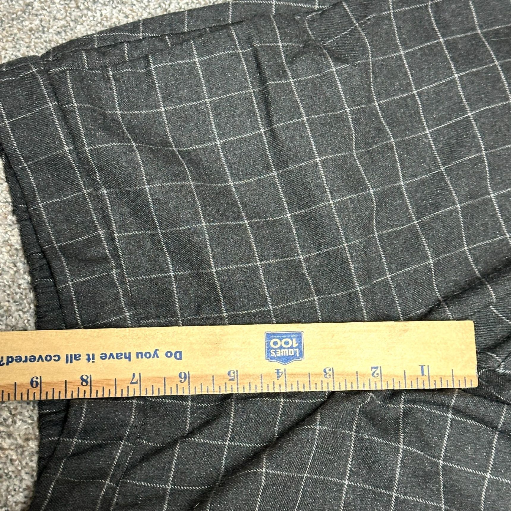 Old Navy Old Navy Pants Petite Size 2 Office Academia Preppy Plaid Windowpane Check Dress Pants Straight Leg Womens Size 26" / US 2 / IT 38 - 6 Thumbnail