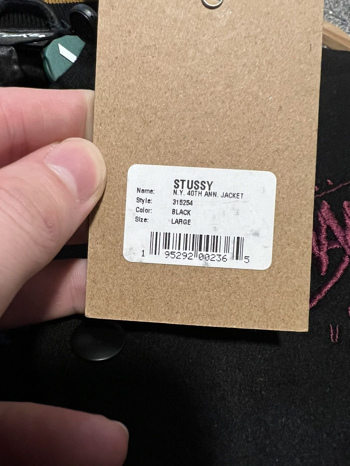 Stussy 40th Anniversary Varsity Jacket (New York Chapter) Size US L / EU 52-54 / 3 - 16 Thumbnail