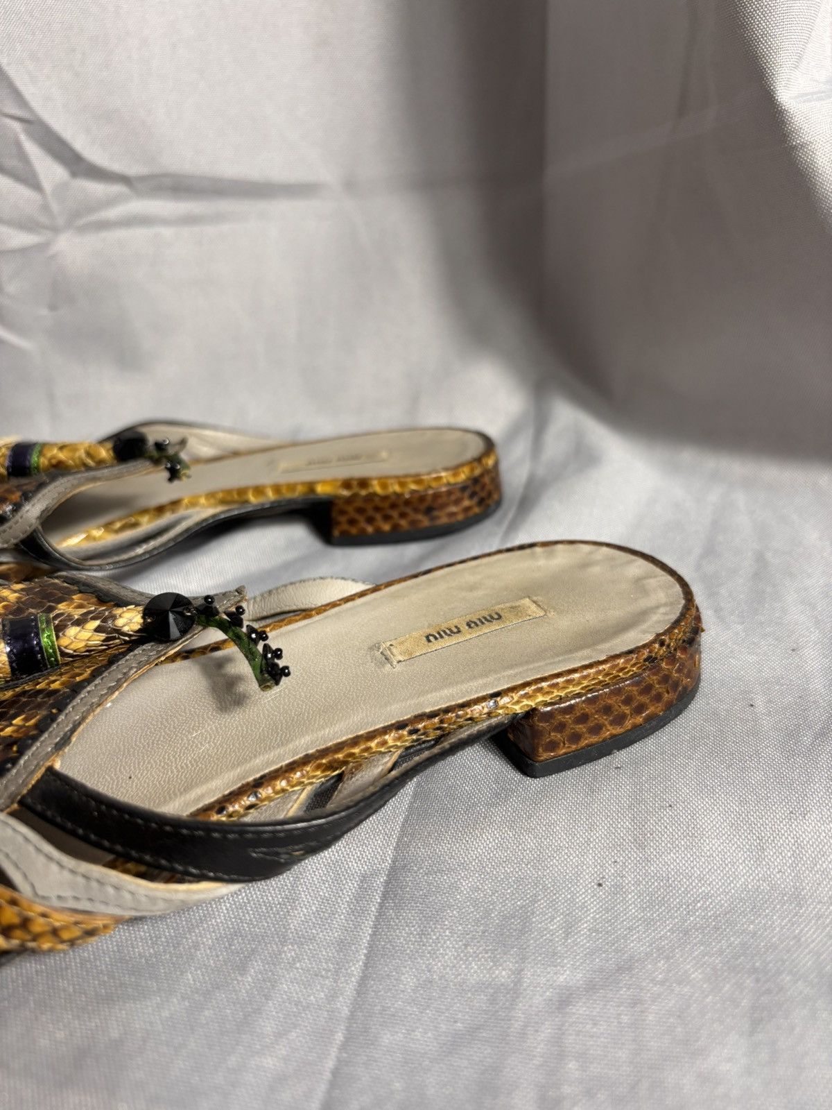 Miu Miu Miu Miu S/S 2008 Sandal Flats Size US 7 / IT 37 - 10 Thumbnail