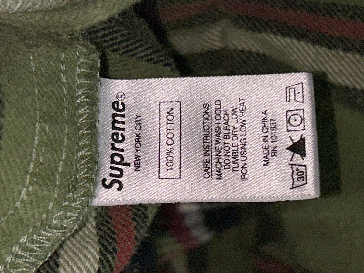 Supreme Supreme Tartan Flannel Skate Pant FW20 Plaid Green Large Size US 34 / EU 50 - 5 Thumbnail