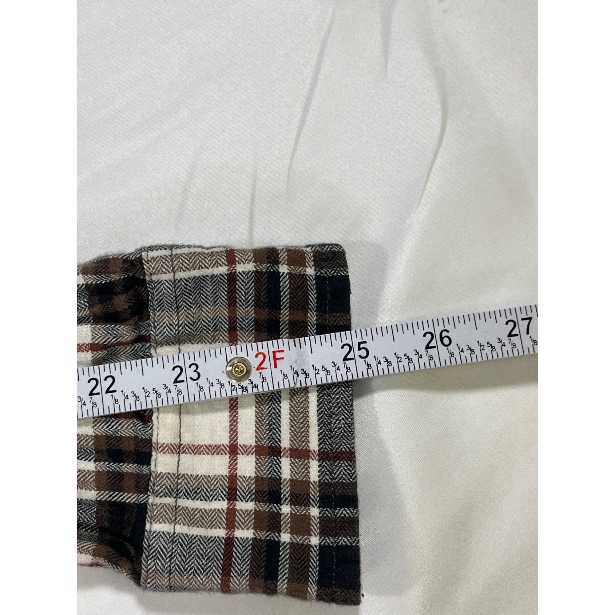 Lucky Brand Lucky Brand SKU 7631 Mens Plaid Button Up Long Sleeve Shirt Size US L / EU 52-54 / 3 - 8 Thumbnail