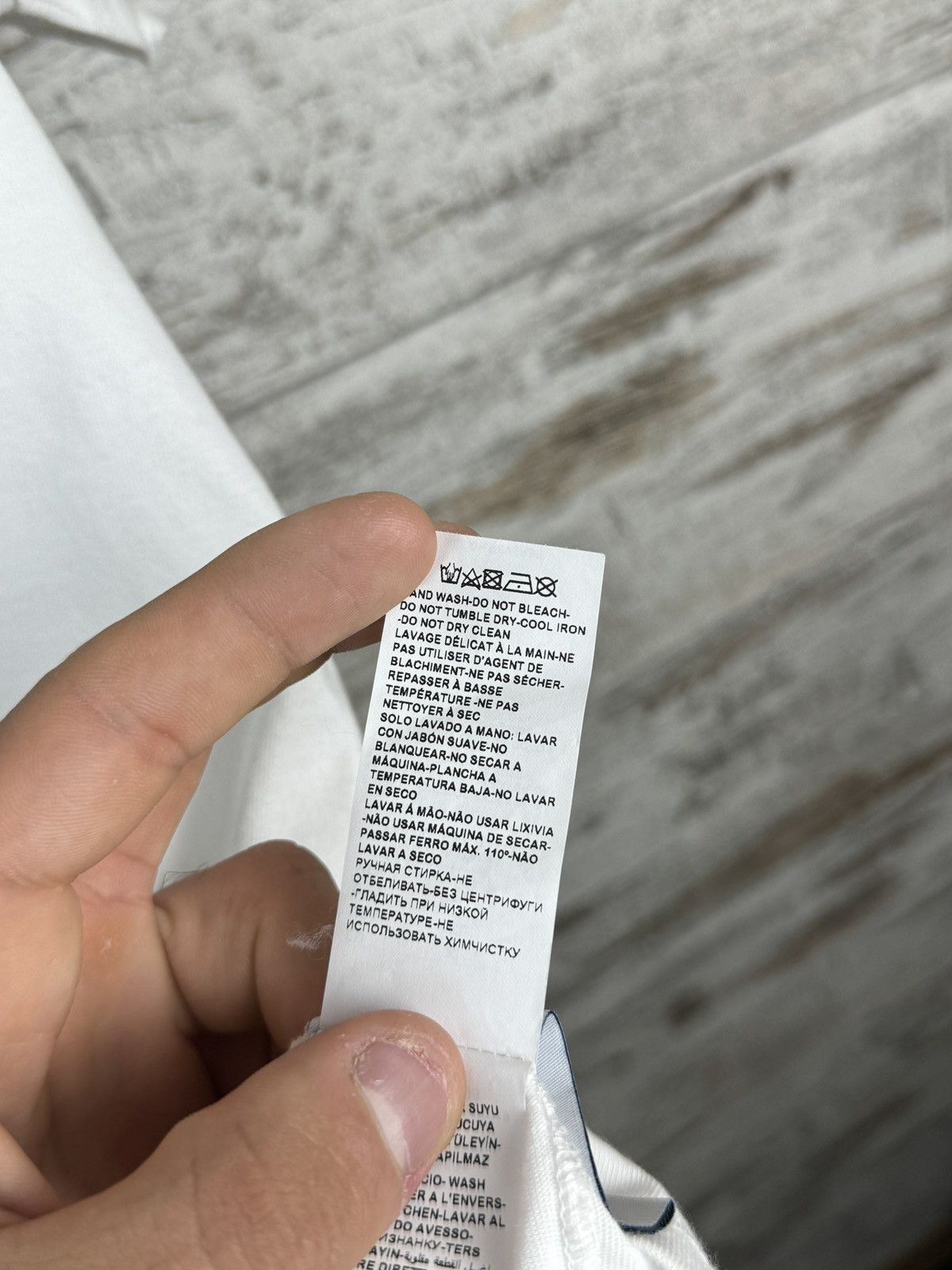 Luxury × Paul & Shark Mens Paul & Shark T-shirt typhoon 20000 label tee  luxury