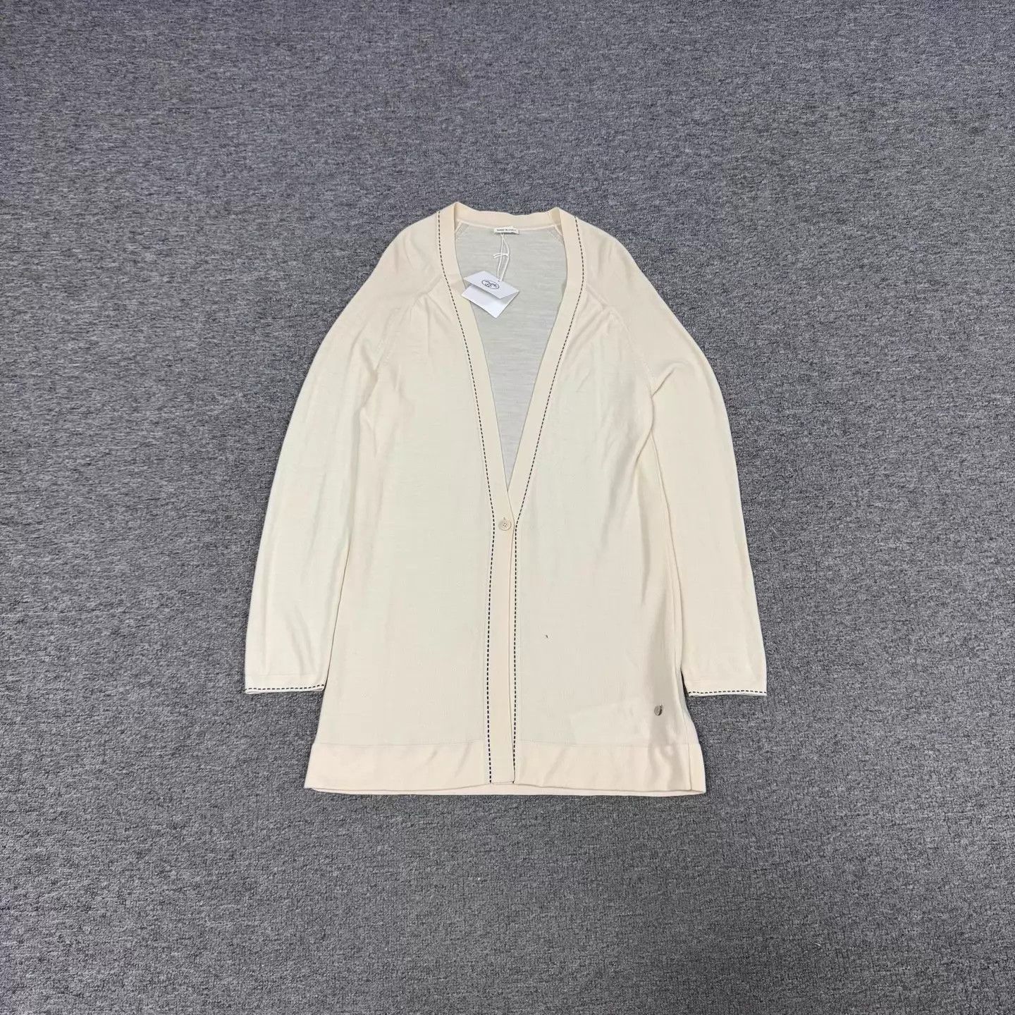 Hermes long knit cardigan 36 new with tags
