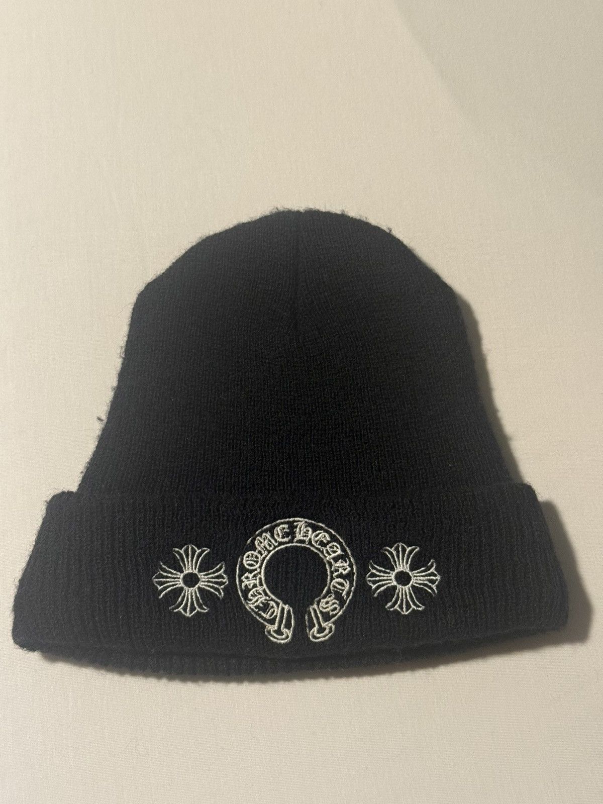 Chrome Hearts Chrome Hearts Horseshoe Skull Cap Beanie | Grailed