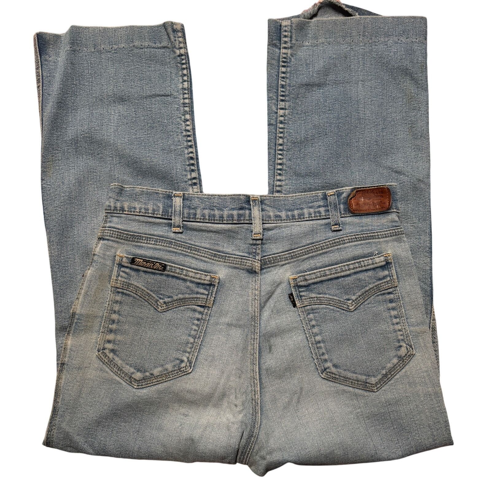 Levi's × Vintage Levis Movin' On 70s Bootcut Capri Style Denim Jeans 30x24 Size 30" / US 8 / IT 44 - 1 Thumbnail