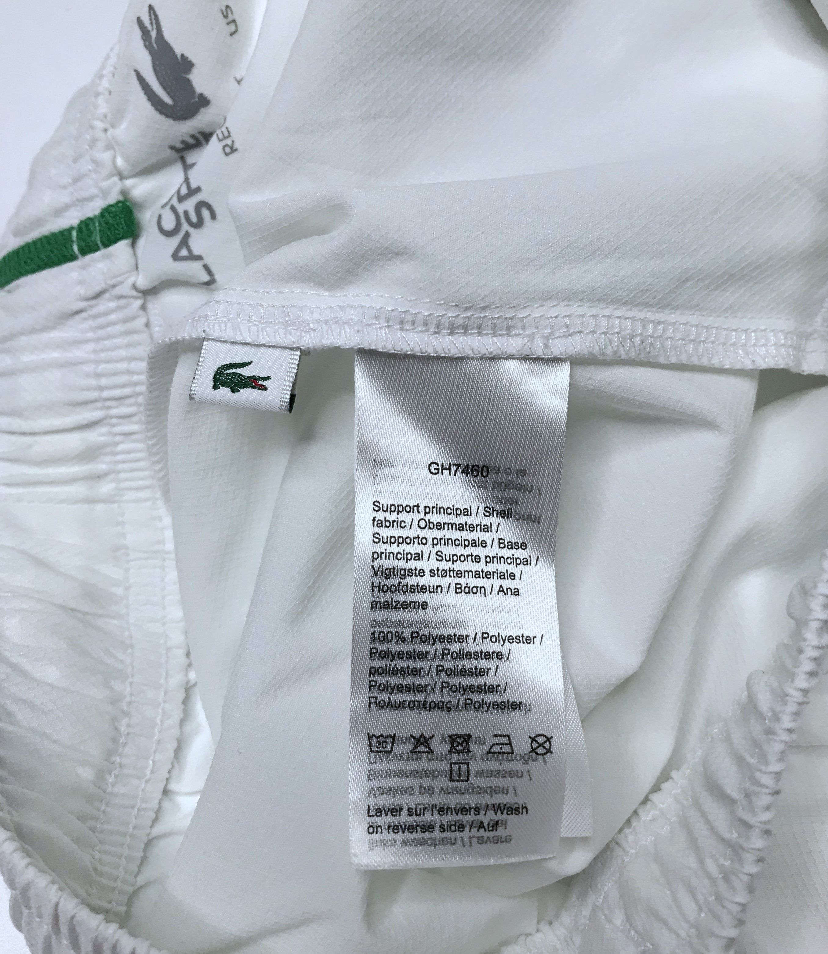 Lacoste Lacoste Mens Tennis Shorts White Sz XS Size US 30 / EU 46 - 8 Thumbnail