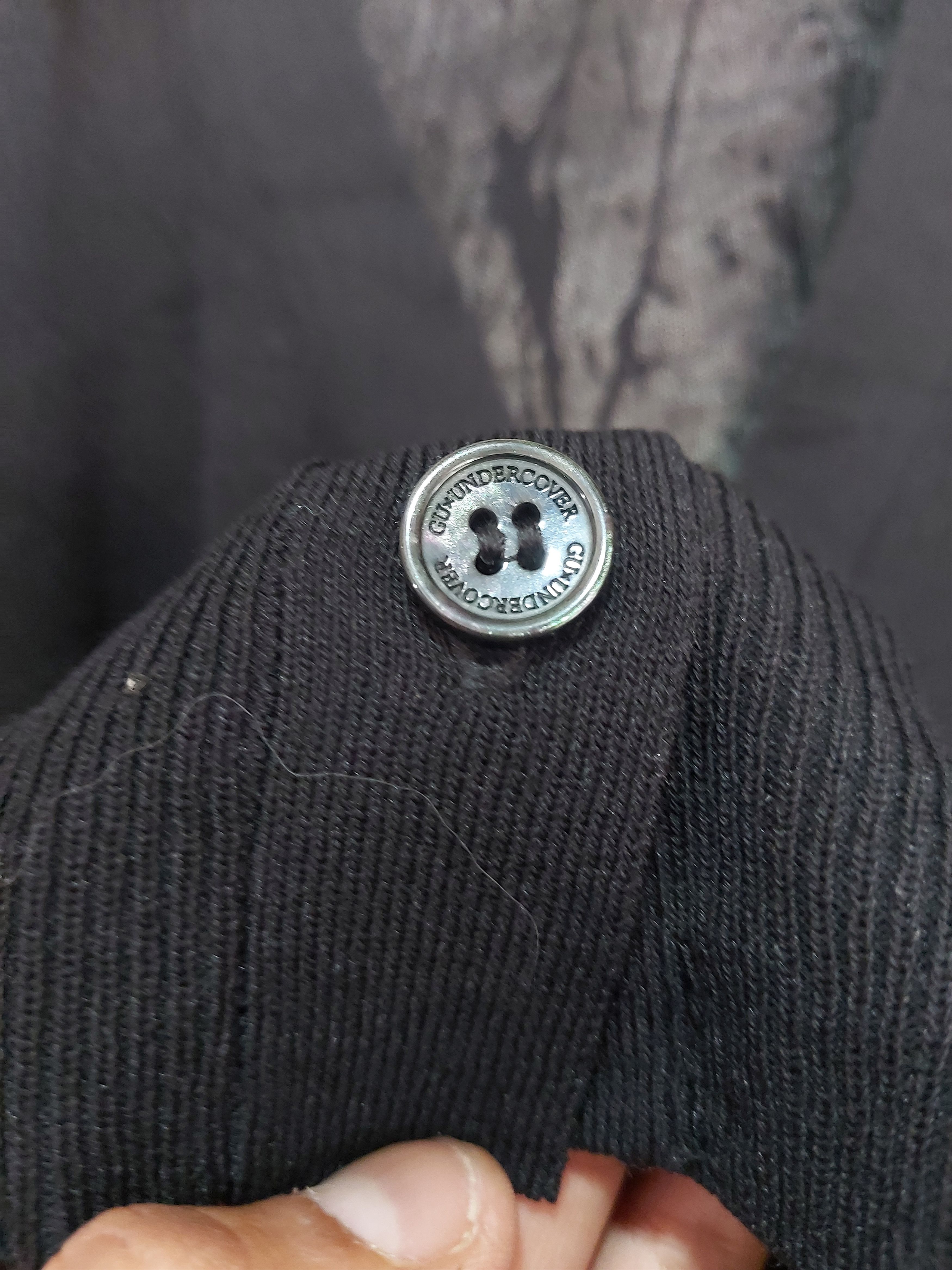 GU × Undercover GU X UNDERCOVER FW21 MESH CARDIGAN Size S / US 4 / IT 40 - 3 Thumbnail