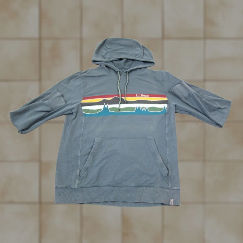 Vintage L.L. Bean Hoodie Mens Small Blue Fleece Sweatshirt Outdoors Size US S / EU 44-46 / 1 - 1 Thumbnail