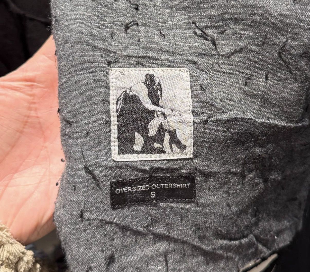 Rick Owens Rick Owens DRKSHDW Waxed Destroyed Jacket Size US S / EU 44-46 / 1 - 6 Thumbnail