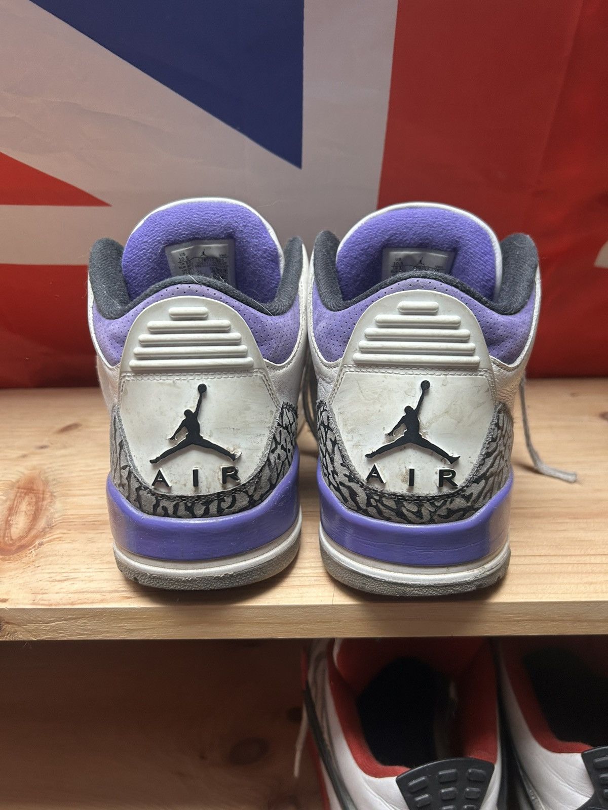 Jordan Brand Jordan 3 Purple Iris Size US 10.5 / EU 43-44 - 4 Thumbnail
