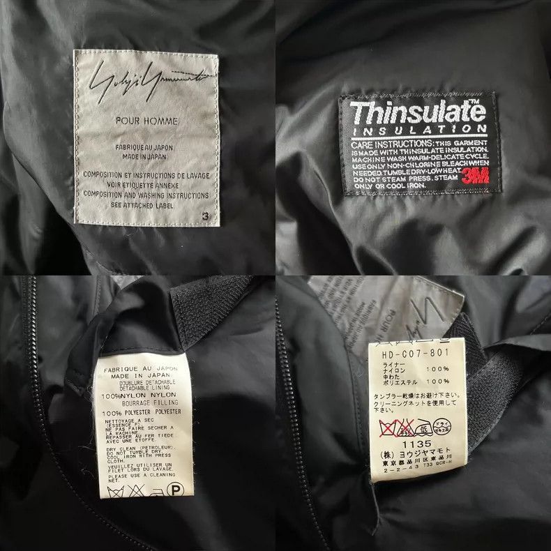 Yohji Yamamoto Yohji Yamamoto Yohji Yamamoto Two-in-One Hooded Parka Coat Size US M / EU 48-50 / 2 - 7 Thumbnail