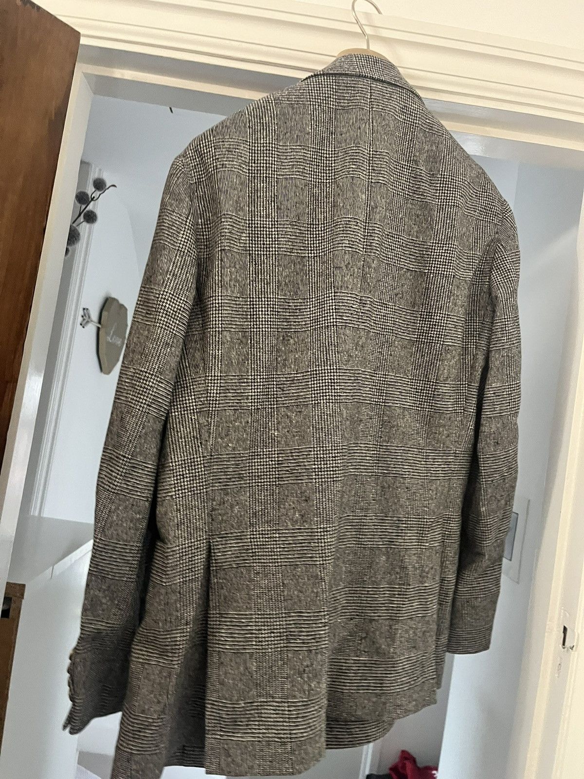 Brunello Cucinelli Brunello Cucinelli cupro grey check blazer uk 40 it 50 Size 40R - 7 Thumbnail