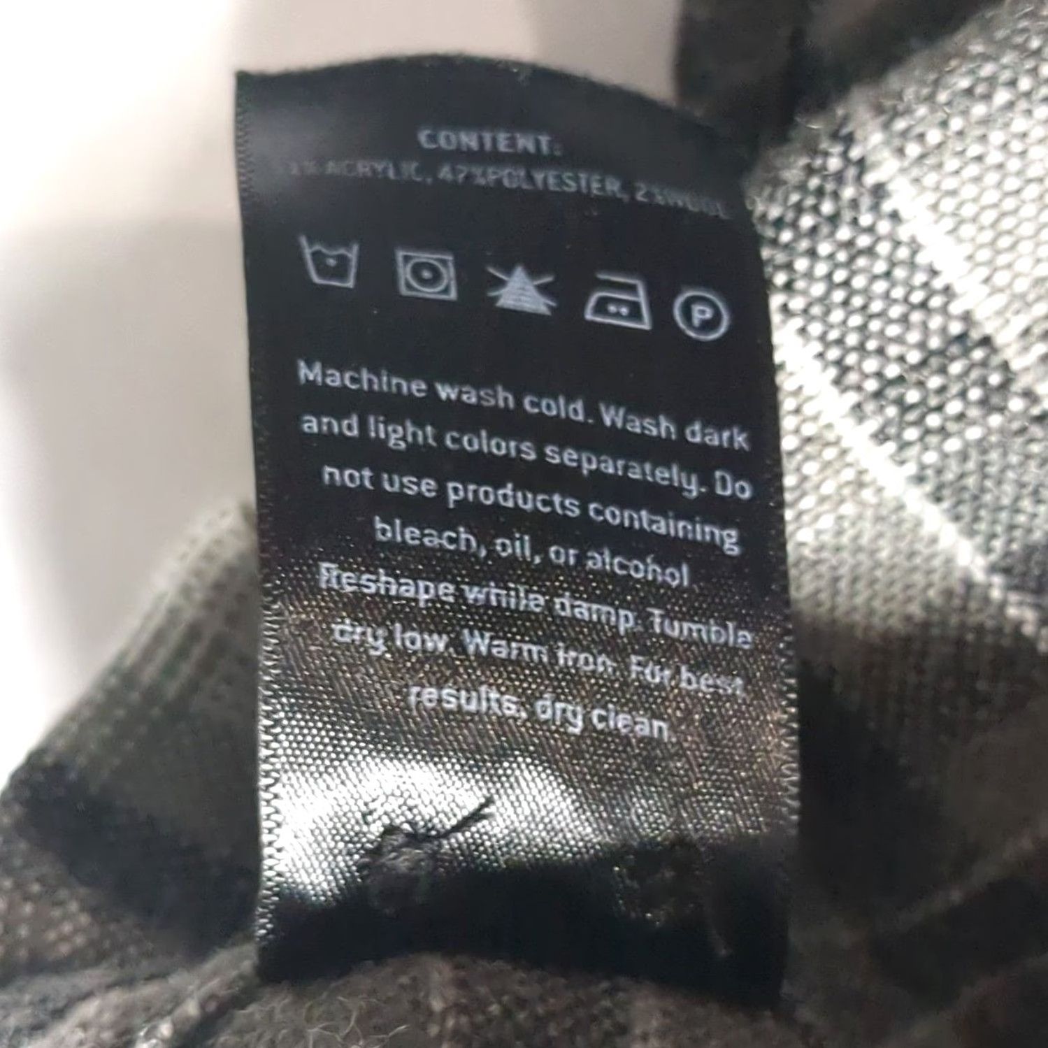 Vintage 7Diamonds Flannel Shirt Men M Grey Black Plaid Wool Blend EUC Button-Up Pocket Chest 7Diamonds Logo Size US M / EU 48-50 / 2 - 5 Thumbnail