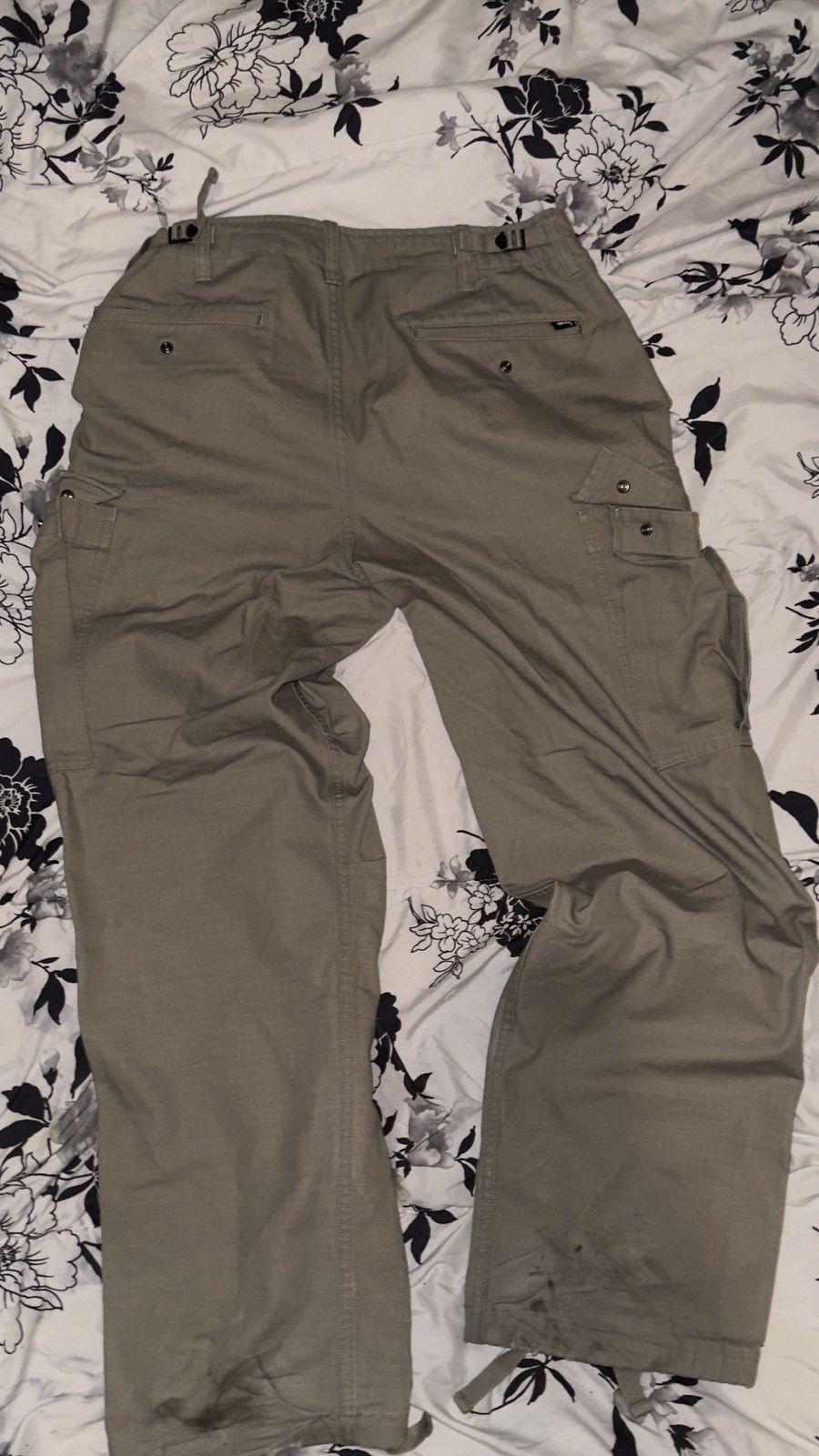 Stussy Stüssy MILITARY RIPSTOP COTTON CARGO PANTS Size US 28 / EU 44 - 2 Thumbnail