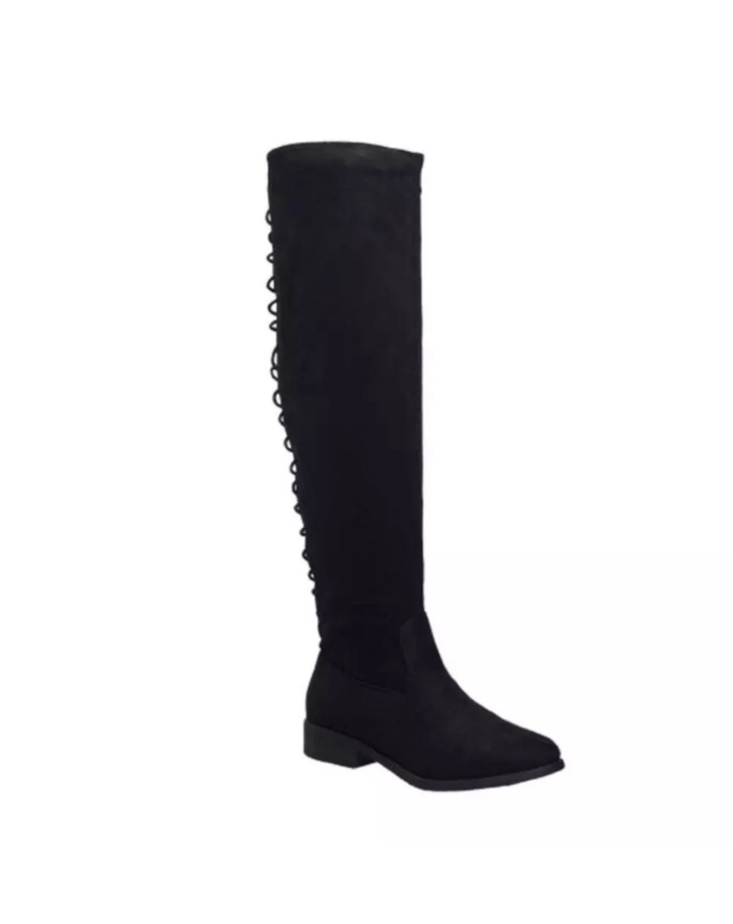French Connection French Connection Jasper Over-the-Knee Micro Suede Boots Size US 7.5 / IT 37.5 - 2 Thumbnail