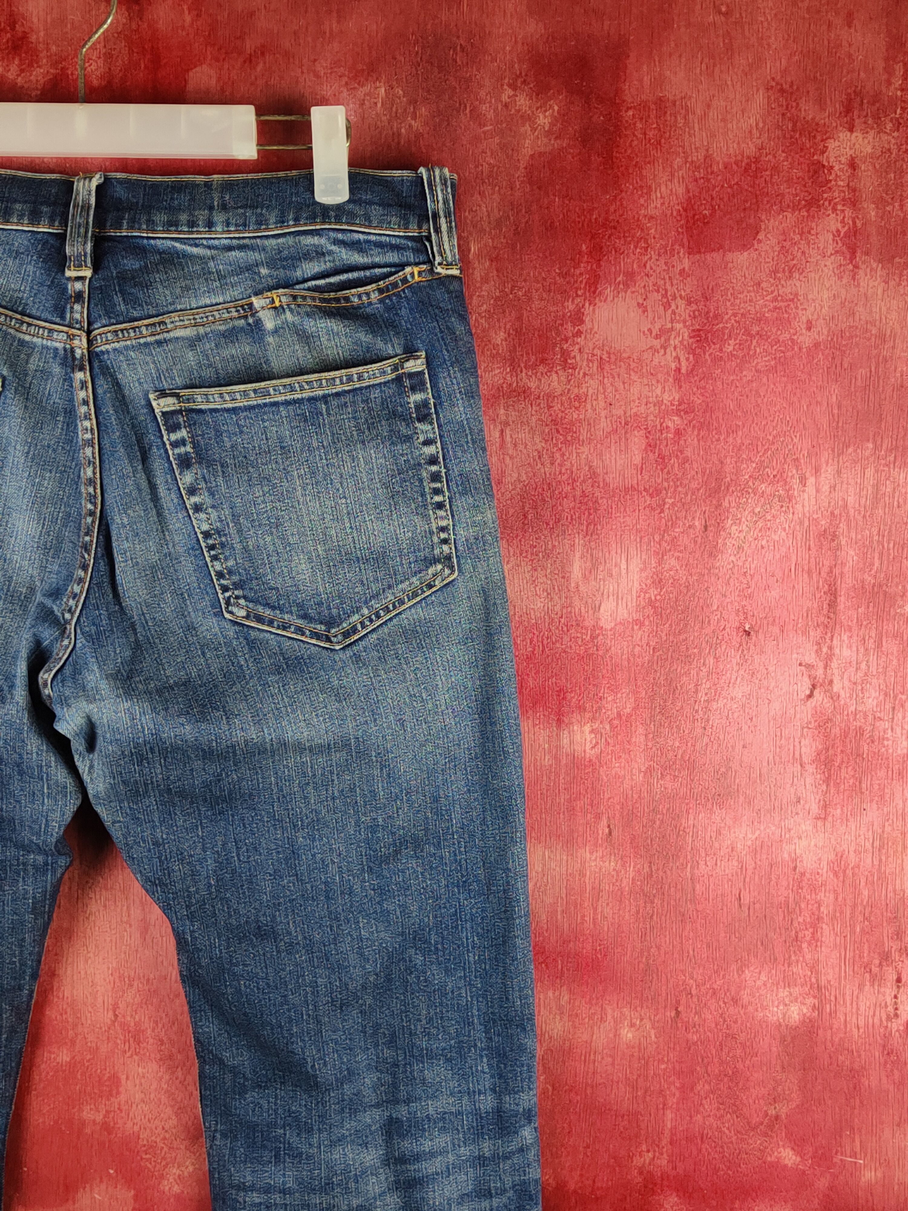 Japanese Brand Japanese Brand Blue Distressed Ripped Jeans #S2335 Size US 32 / EU 48 - 10 Thumbnail