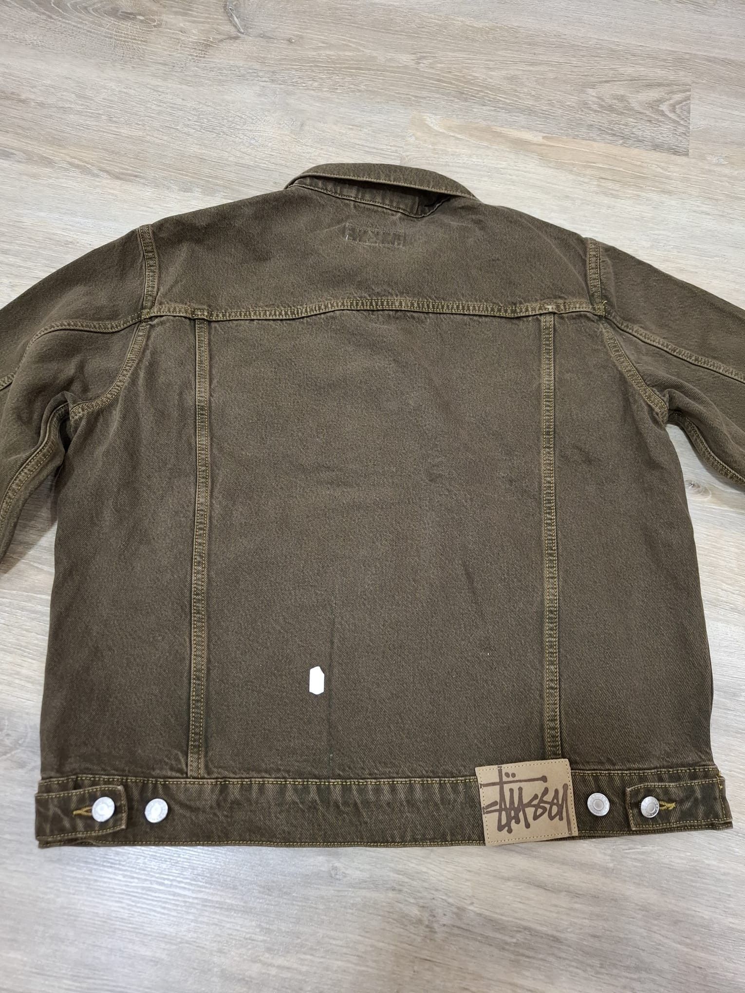 Stussy Trucker Denim Jacket in Mushroom Size US L / EU 52-54 / 3 - 18 Thumbnail