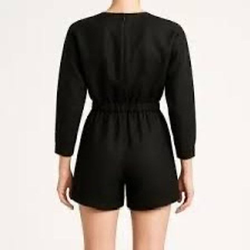 Derek Lam 10 Crosby Derek Lam 10 Crosby Black Lace-up Romper (Sz 6) Size 28" / US 6 / IT 42 - 5 Thumbnail