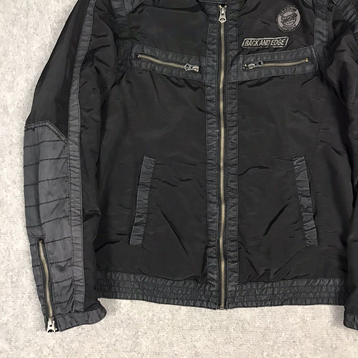 Japanese Brand × Vintage IKCA BLACK BIKER STYLE PUNK JAPAN JACKET Size US M / EU 48-50 / 2 - 3 Thumbnail