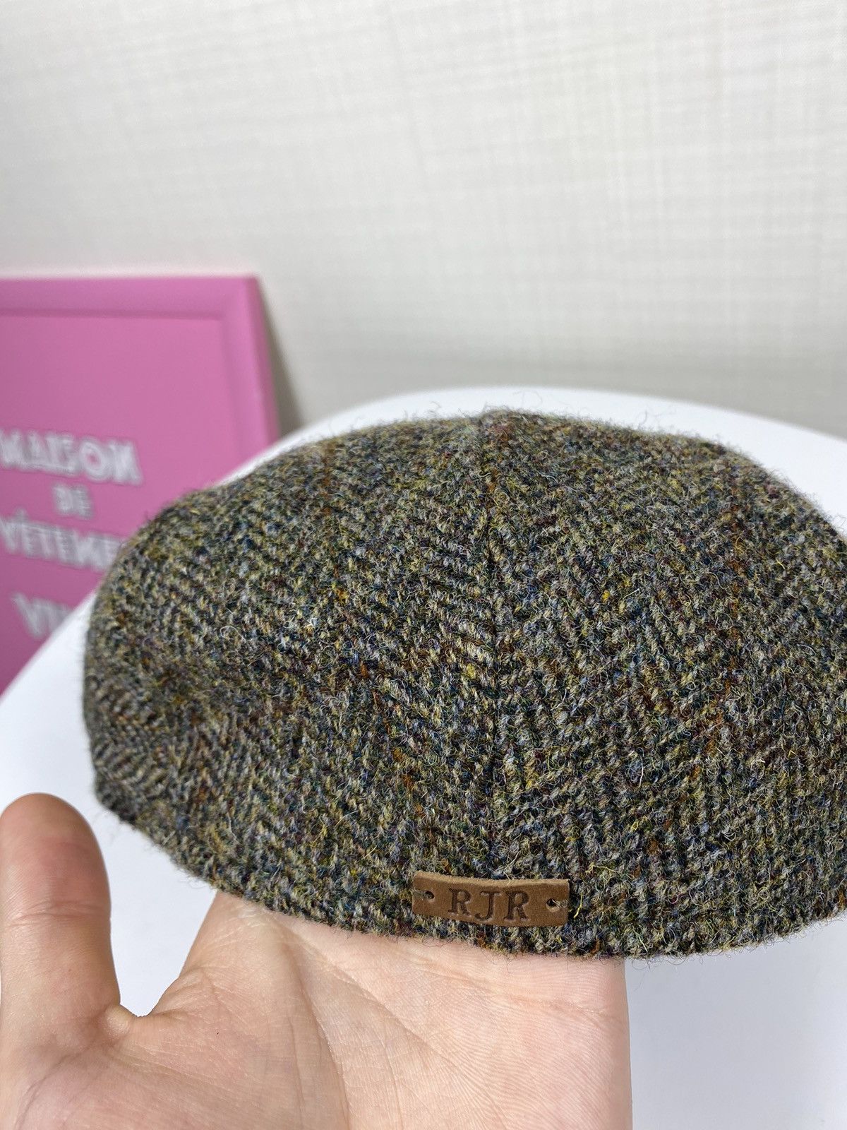 Harris Tweed Harris Tweed John Rocha Flat Cap Size ONE SIZE - 4 Thumbnail