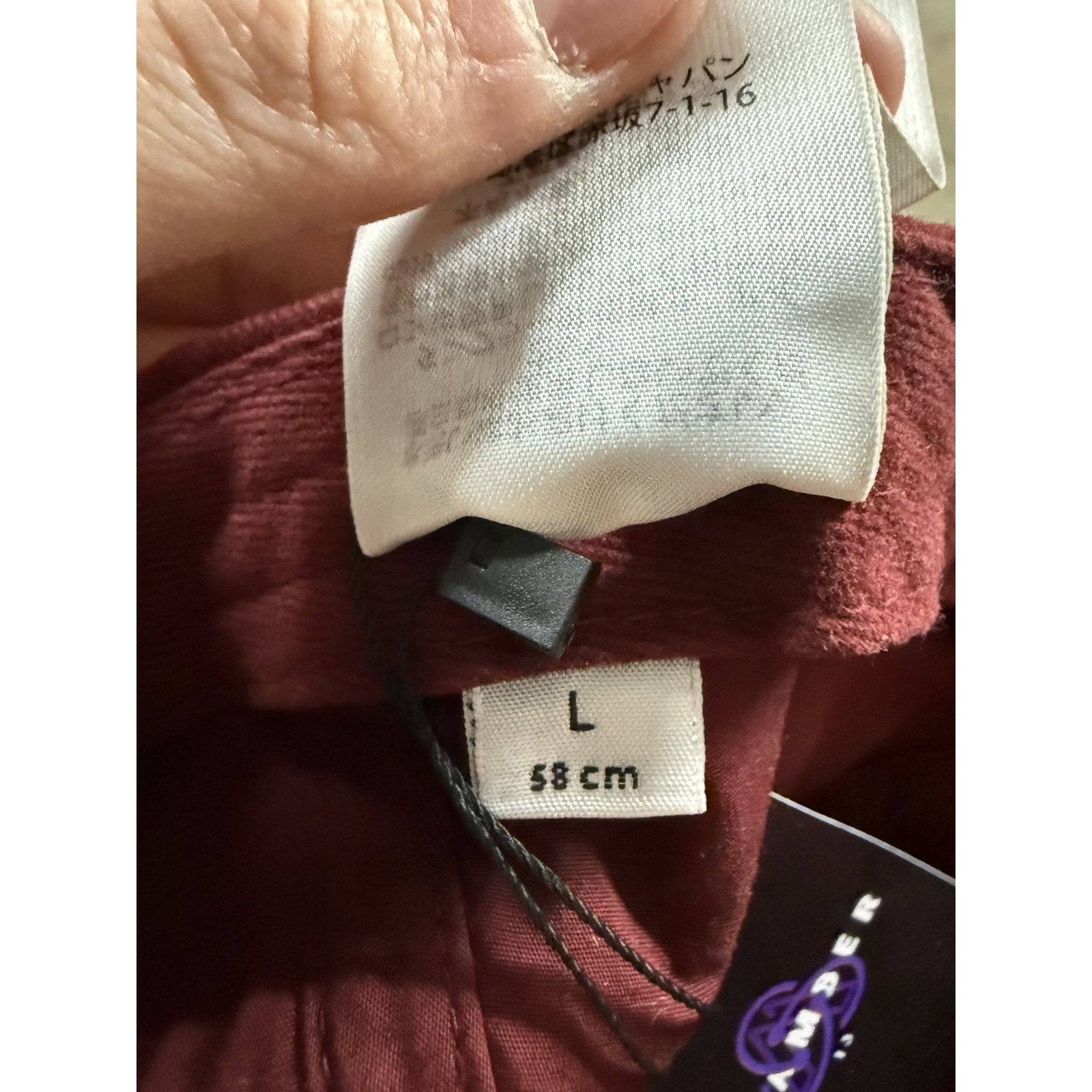 Balenciaga Balenciaga Dad Hat Maroon Black Used OS Size ONE SIZE - 5 Thumbnail