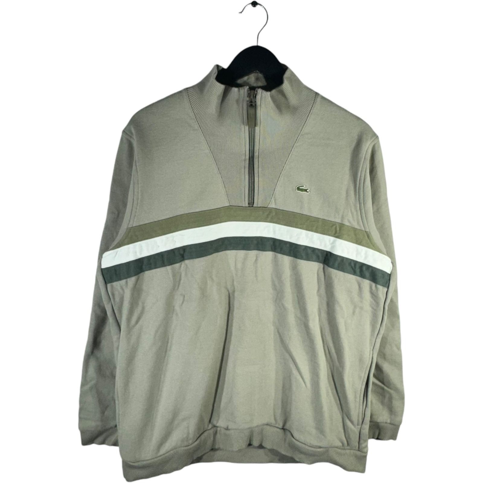 Lacoste Vintage Lacoste 1/4 Zip Windbreaker Size US XL / EU 56 / 4 - 1 Thumbnail
