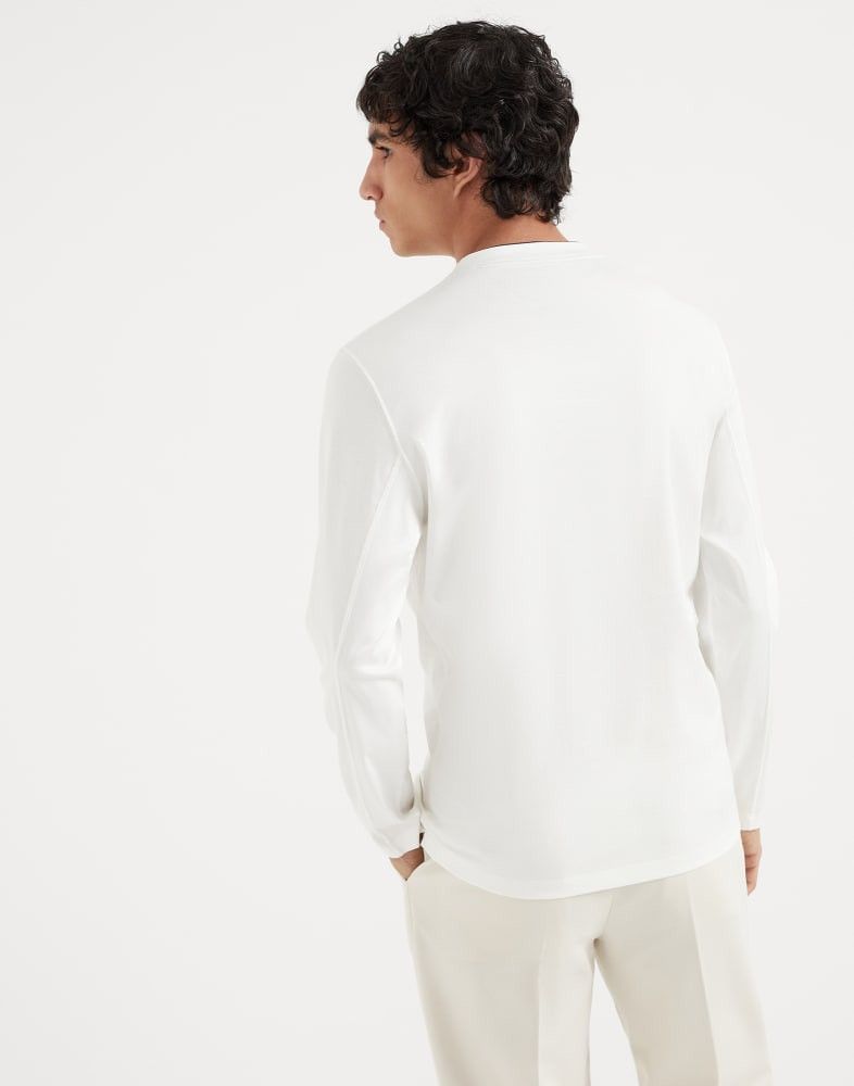 Brunello Cucinelli o1w1db10925 T-Shirt in White Size US S / EU 44-46 / 1 - 4 Thumbnail