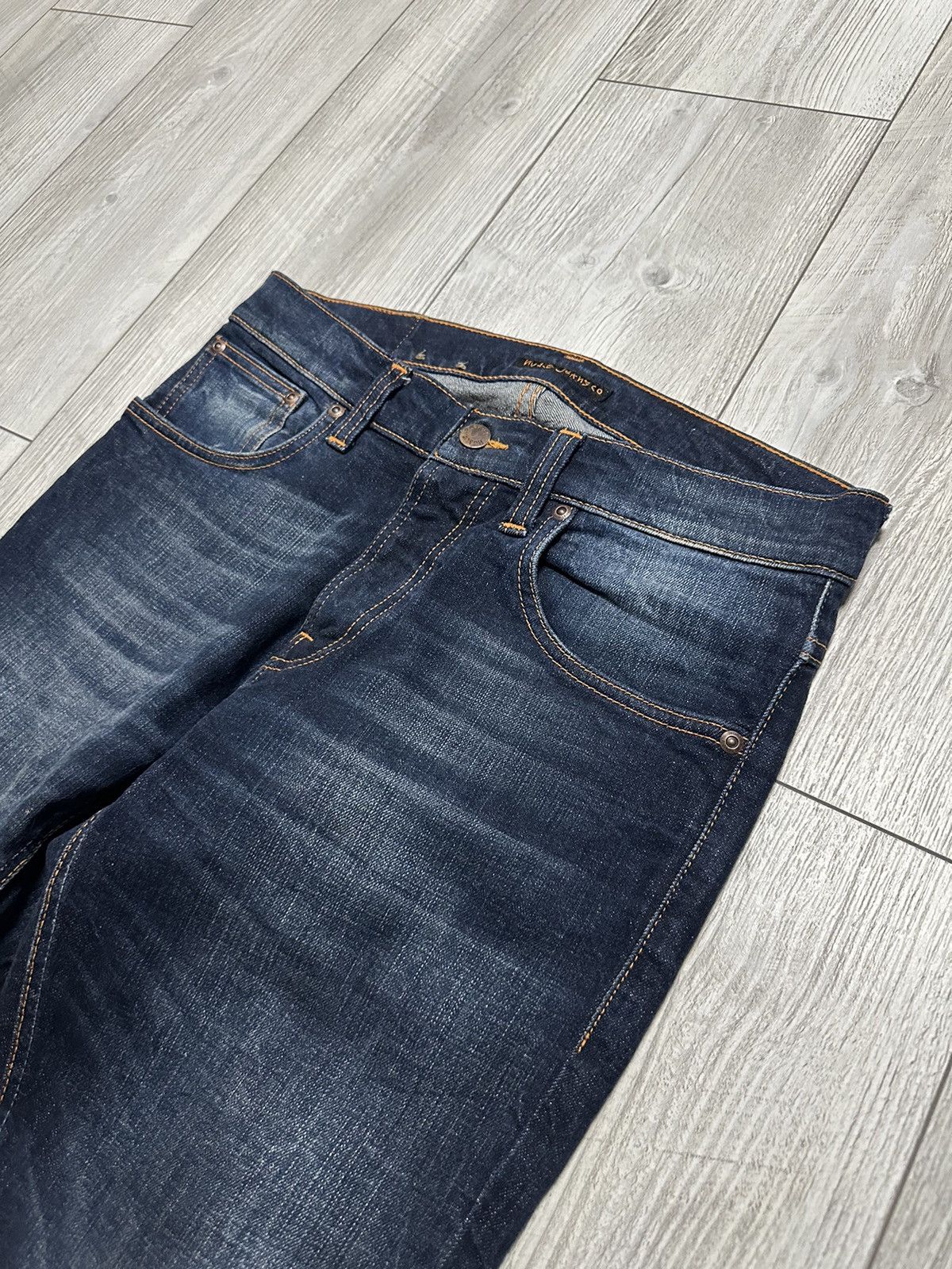 Nudie Jeans NUDIE JEANS Wash:Cloudy Steel Blue Men's Jeans Size W31 L32 Size US 31 - 4 Thumbnail