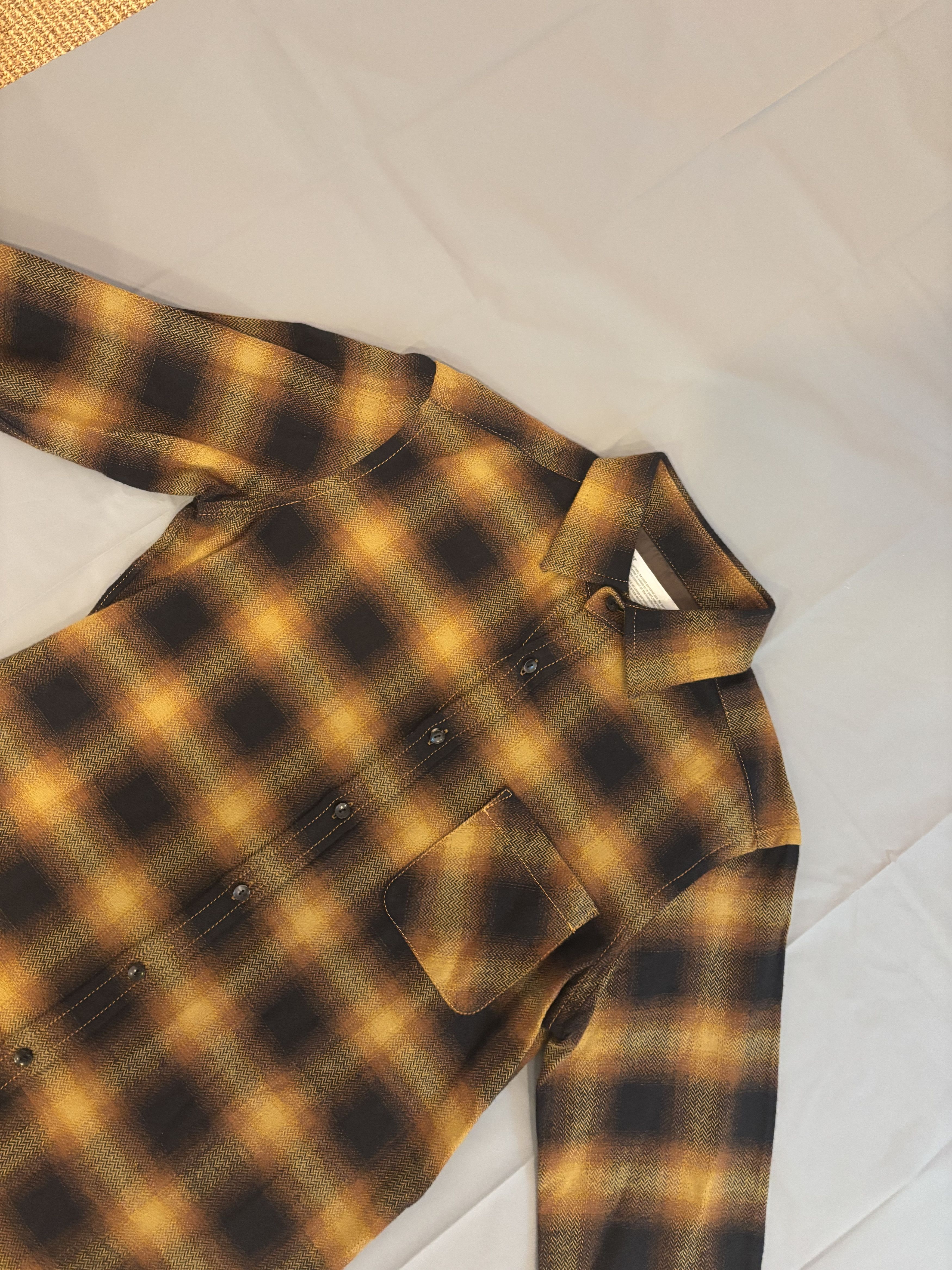 Kolor Chemise à carreaux orange et noir Kolor Japon en tbe Size US M / EU 48-50 / 2 - 4 Thumbnail